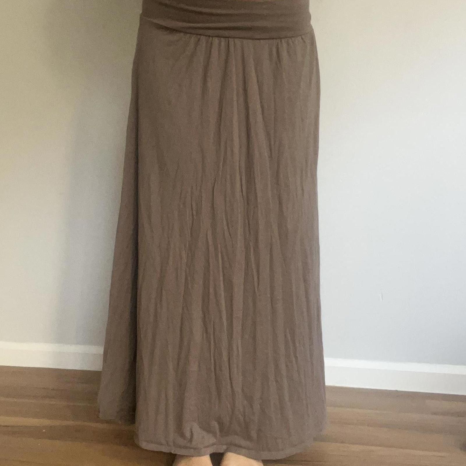 Other Brown midi skirt with stretchy waistband Size 28" / US 6 / IT 42 - 1 Thumbnail