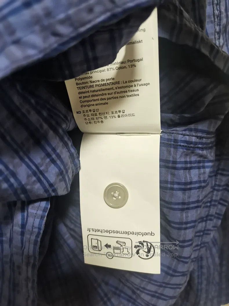 Our Legacy Our Legacy Blue plaid shirt with long sleeves Size US S / EU 44-46 / 1 - 5 Thumbnail