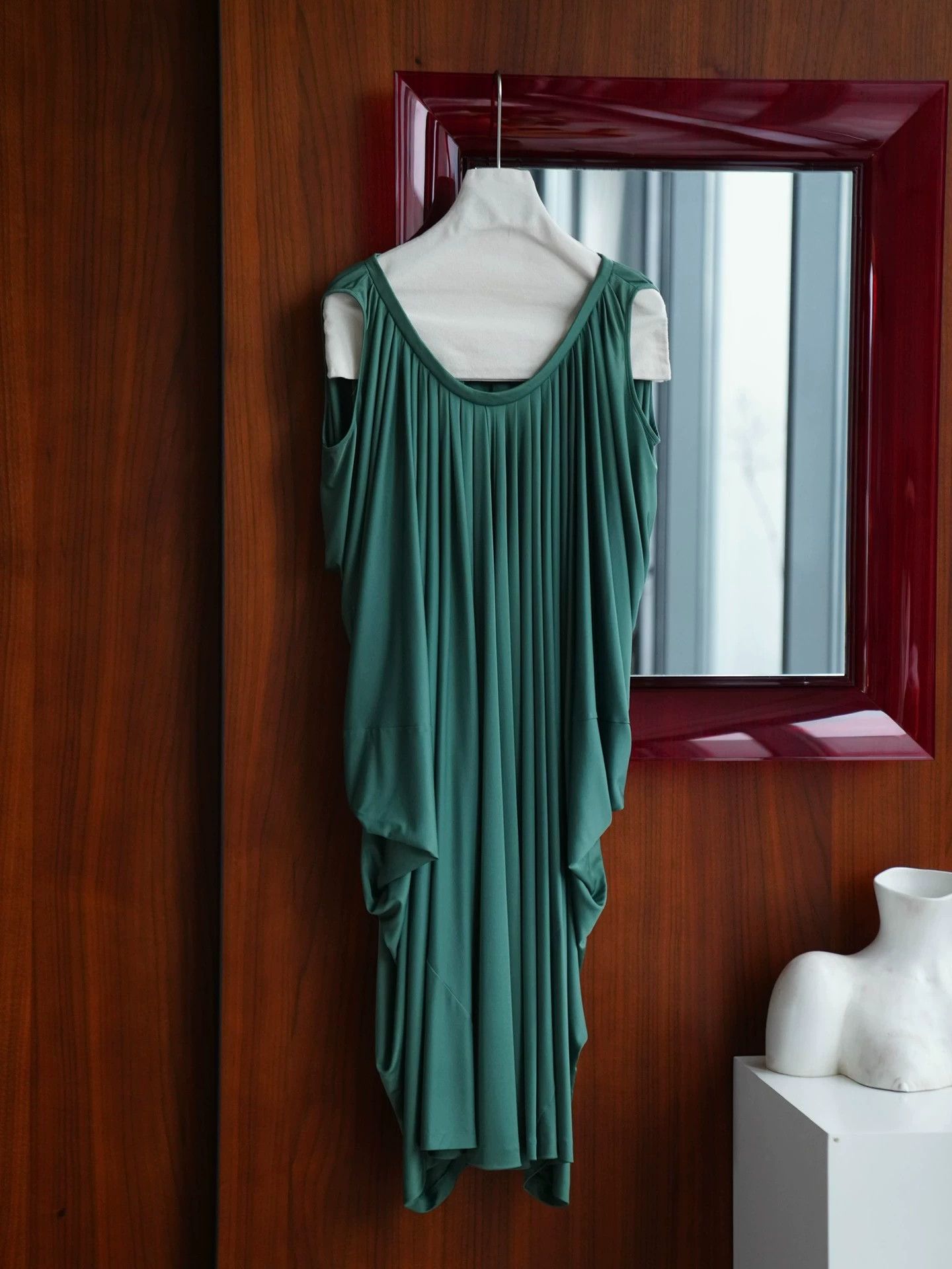 Yves Saint Laurent YSL Vintage Greek Celadon Dress Size ONE SIZE - 4 Thumbnail