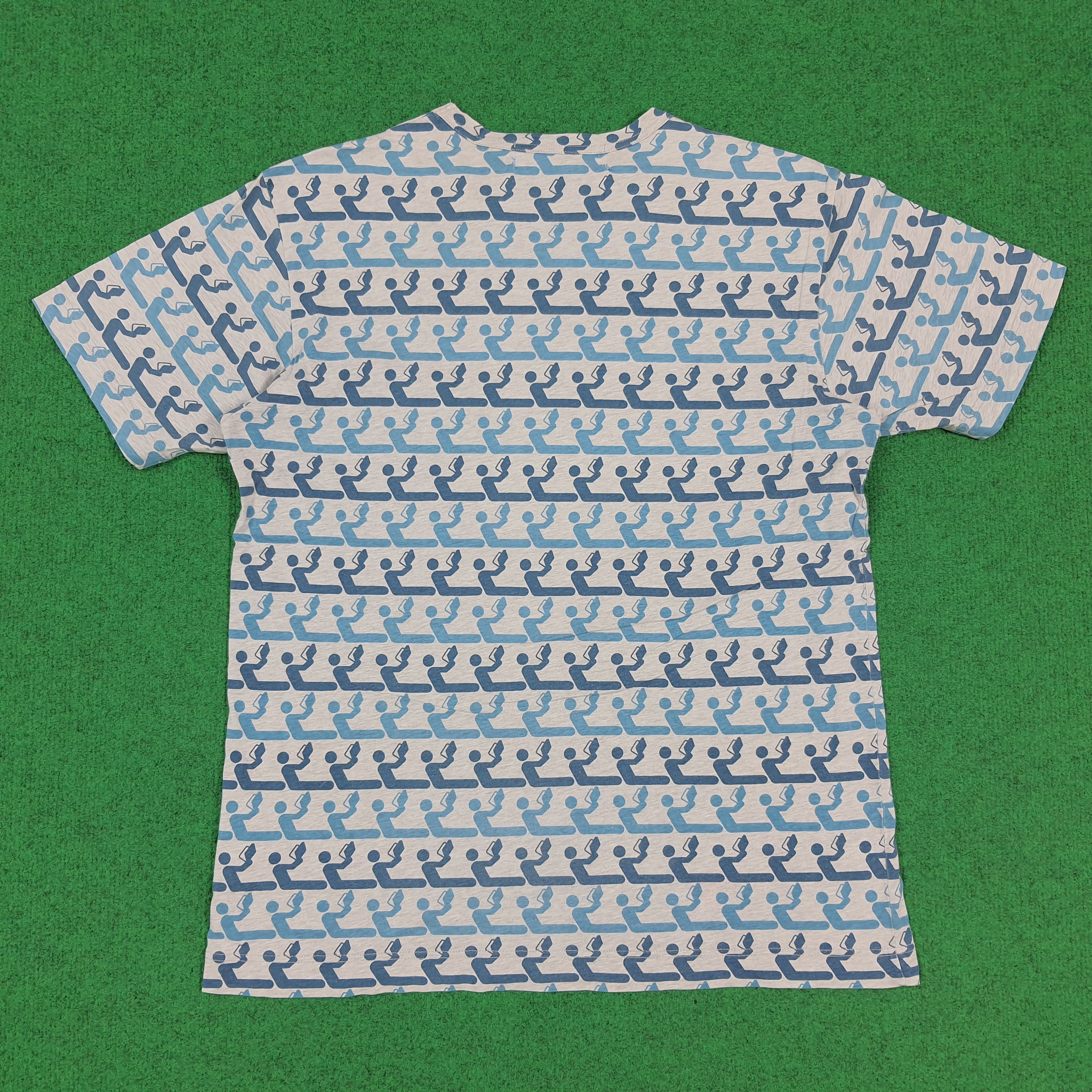 Comme des Garcons Vintage Comme Des Garcons Monogram Pocket Tee C299N17 Size US M / EU 48-50 / 2 - 3 Thumbnail