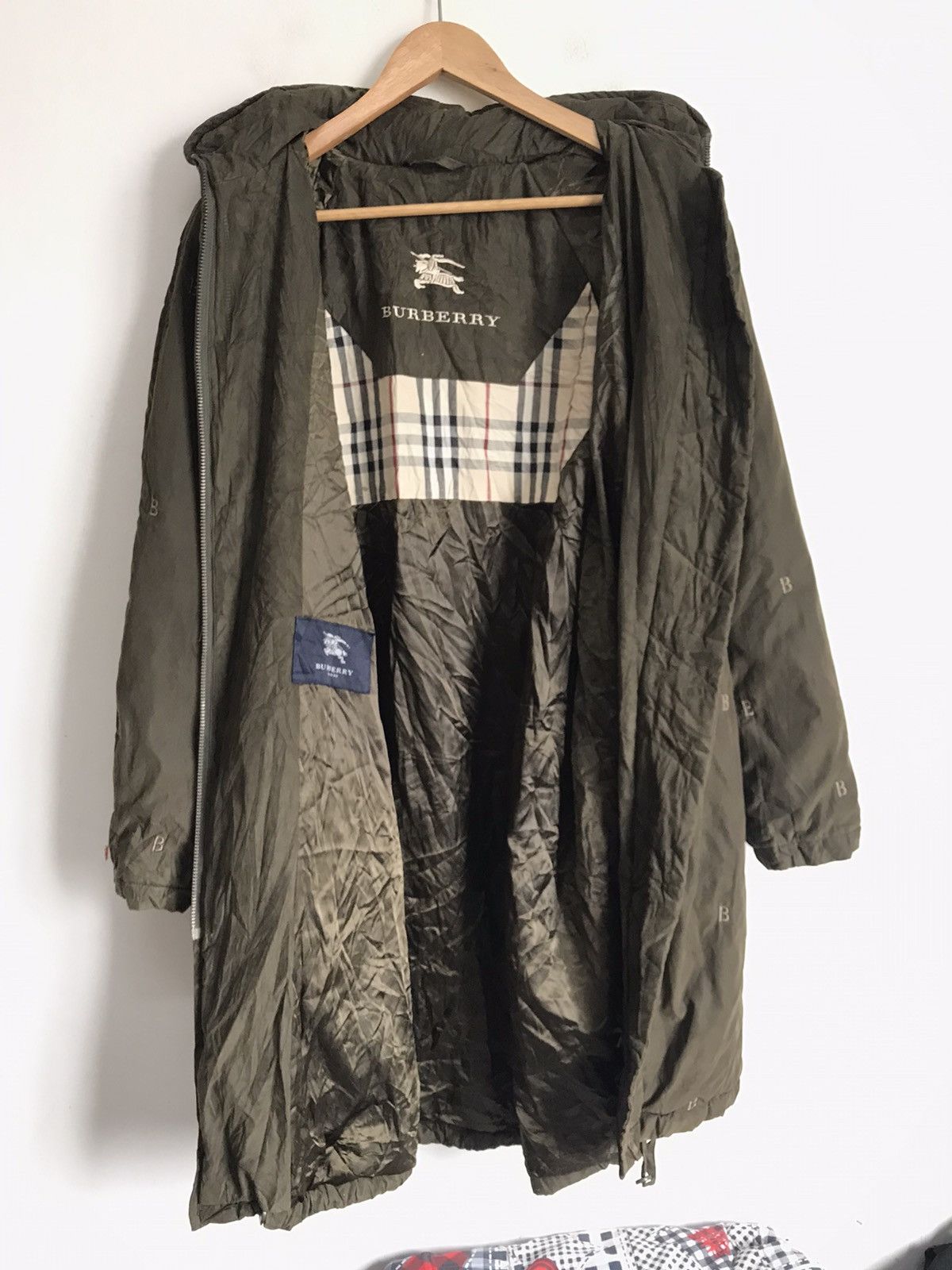 Burberry × Burberry Prorsum × Vintage Burberry Monogram Parka Size US L / EU 52-54 / 3 - 6 Thumbnail