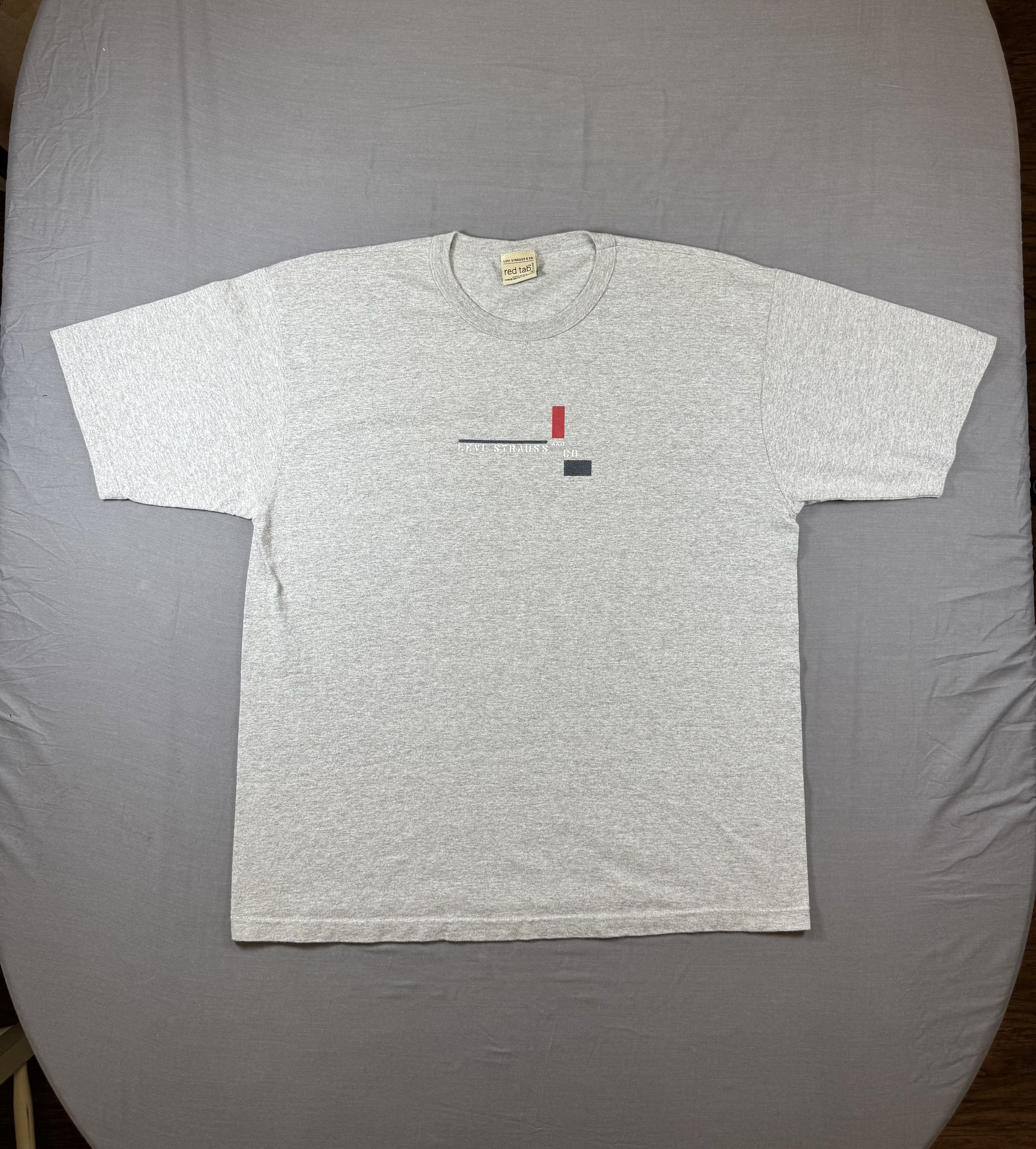 Levi's Vintage Y2K Levi Strauss & Co. Graphic T-Shirt USA Made Size US XL / EU 56 / 4 - 2 Thumbnail