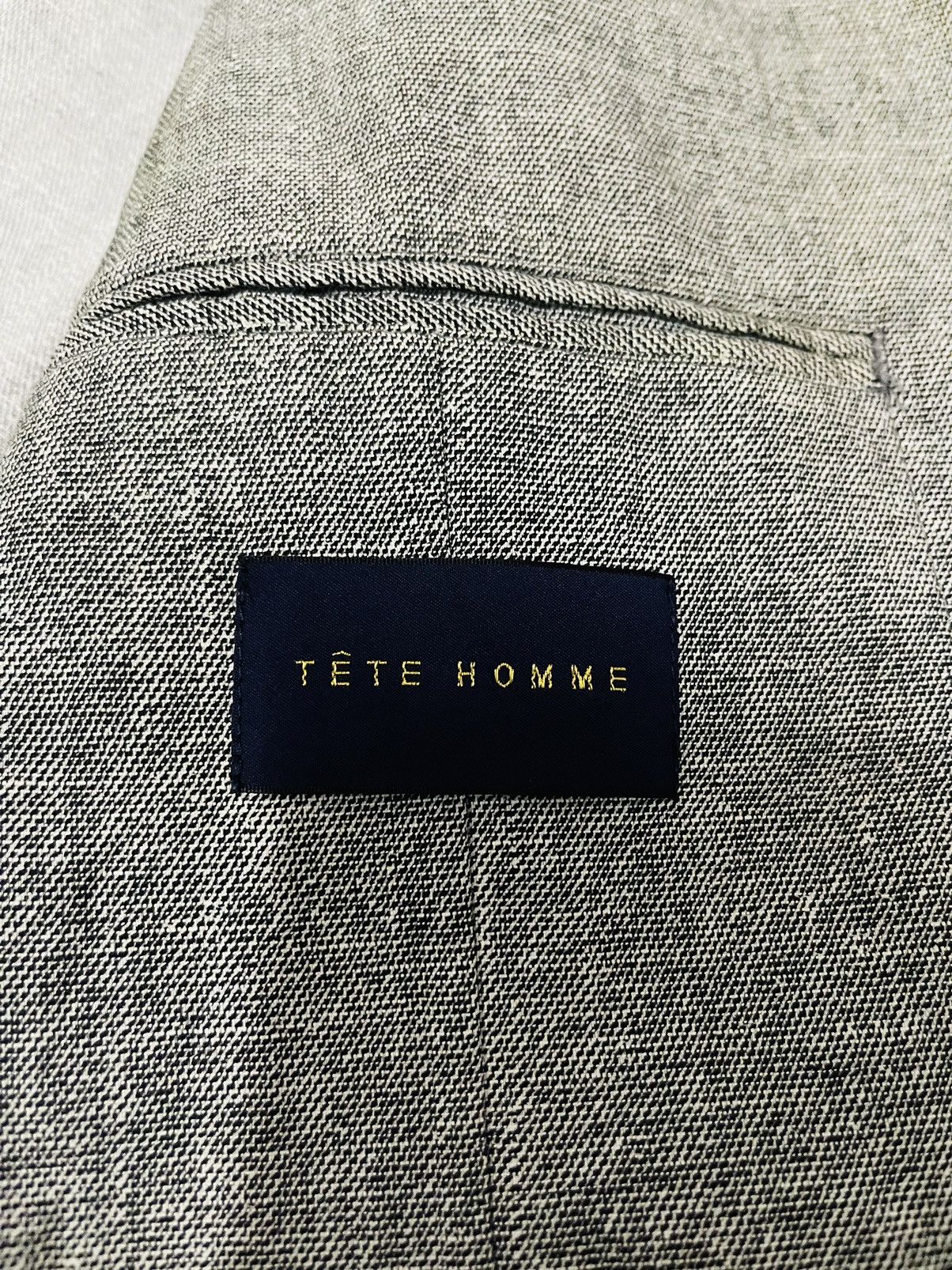 Issey Miyake × Japanese Brand × Tete Homme Tete Homme by Issey Miyake Blazer Size US M / EU 48-50 / 2 - 4 Thumbnail