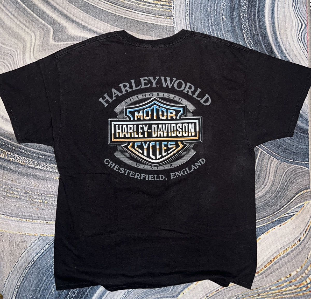 Harley Davidson Vintage Harley-Davidson Pin-Up Girl Sales & Service T-Shirt Size US XL / EU 56 / 4 - 8 Thumbnail