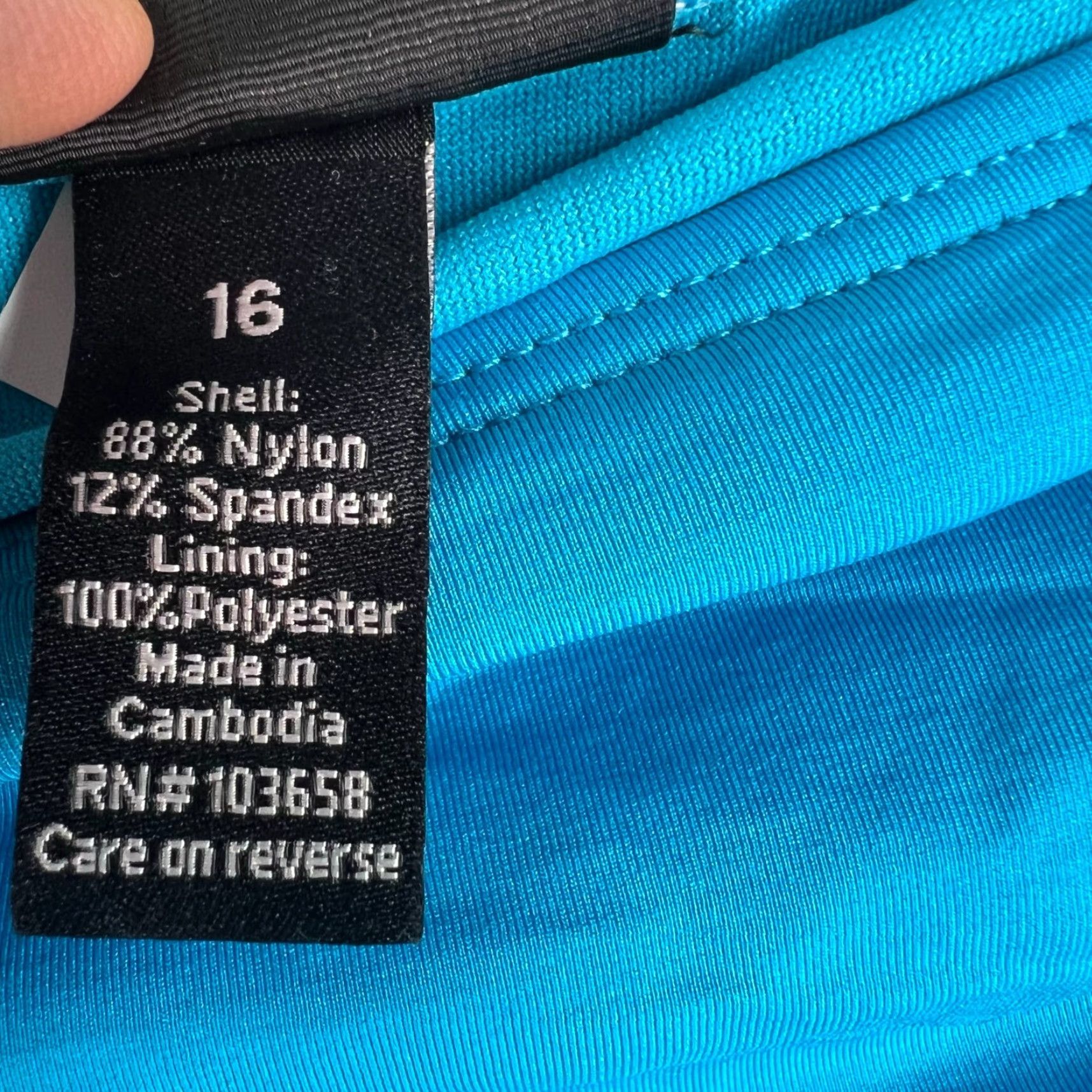 Apt. 9 **Apt. 9 Women's Blue Bikini Bottom Side Tab Size 16** User: **Apt. 9 Women's Blue Bikini Bottom Side Tab Size 16** Size 38" / US 16 / IT 52 - 3 Thumbnail