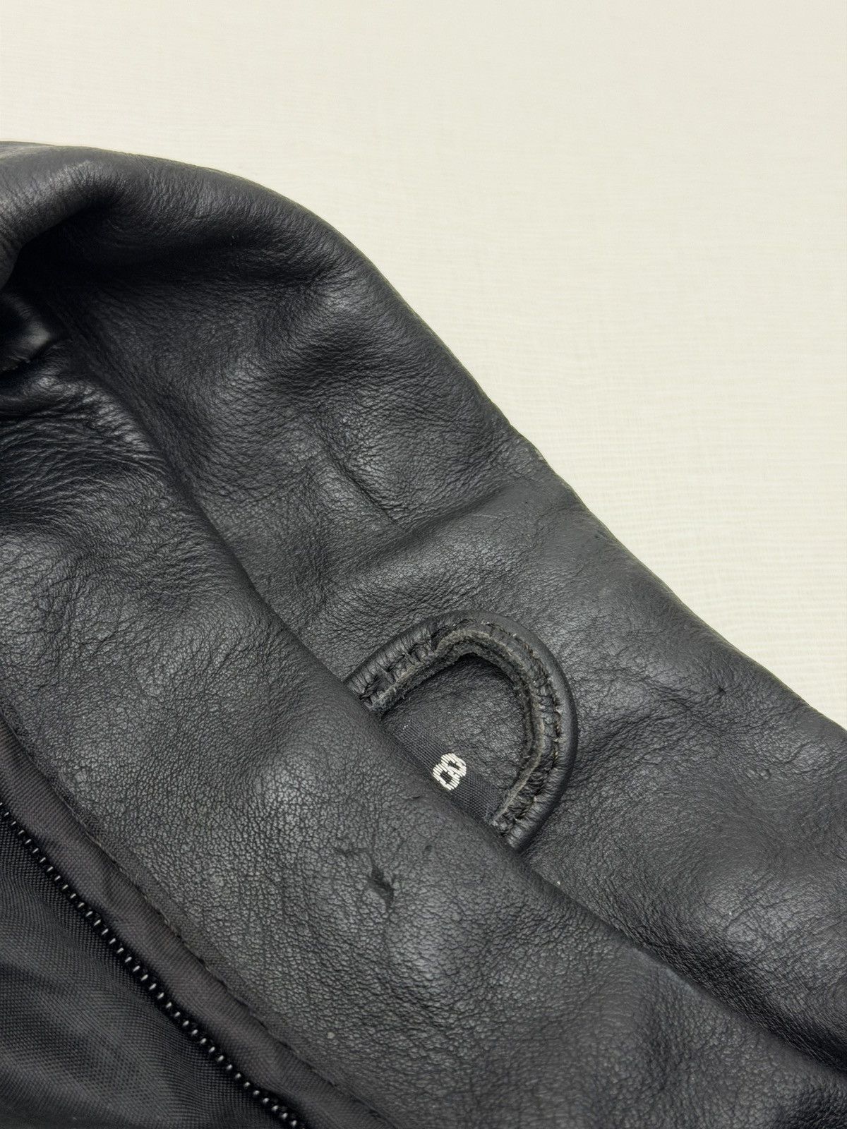 Vintage Vintage Biker Leather Quilted Lined Motorcycle Jacket Size 8 Size M / US 6-8 / IT 42-44 - 8 Thumbnail