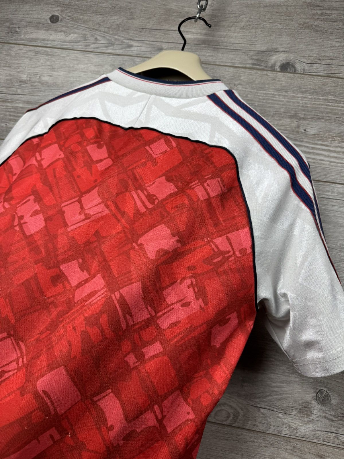Japanese Brand Arsenal Adidas JVC Vintage Jersey Shirt Mens 1990 1991 1992 Size US L / EU 52-54 / 3 - 23 Thumbnail