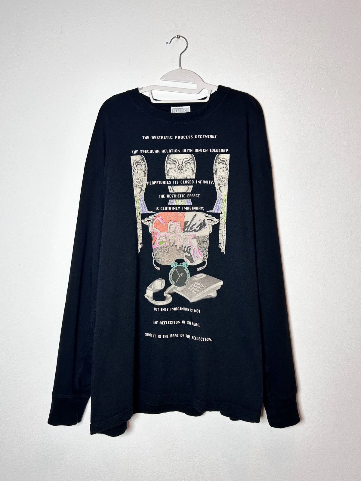 C.E Cavempt ロンt tシャツ スウェット ネイビー S C.E Cavempt ロン