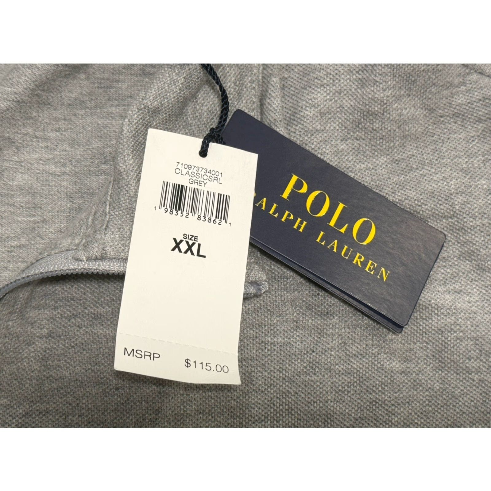 Polo Ralph Lauren VINTAGE Polo Ralph Lauren Men's Sweater Long Sleeve 2XL Gray 1/4 Zip Classic Fall Winter Size US XXL / EU 58 / 5 - 5 Thumbnail