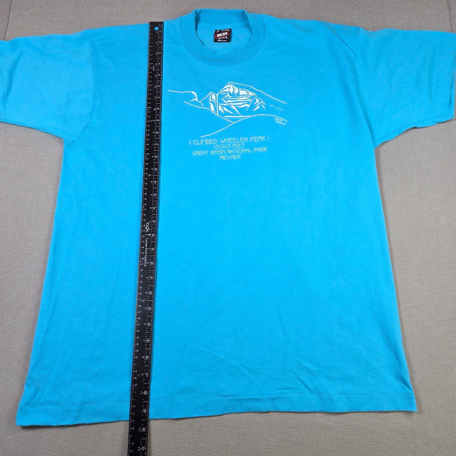 Fruit Of The Loom Vintage Wheeler Peak Great Basin Nevada Tee XL Size US XL / EU 56 / 4 - 10 Thumbnail