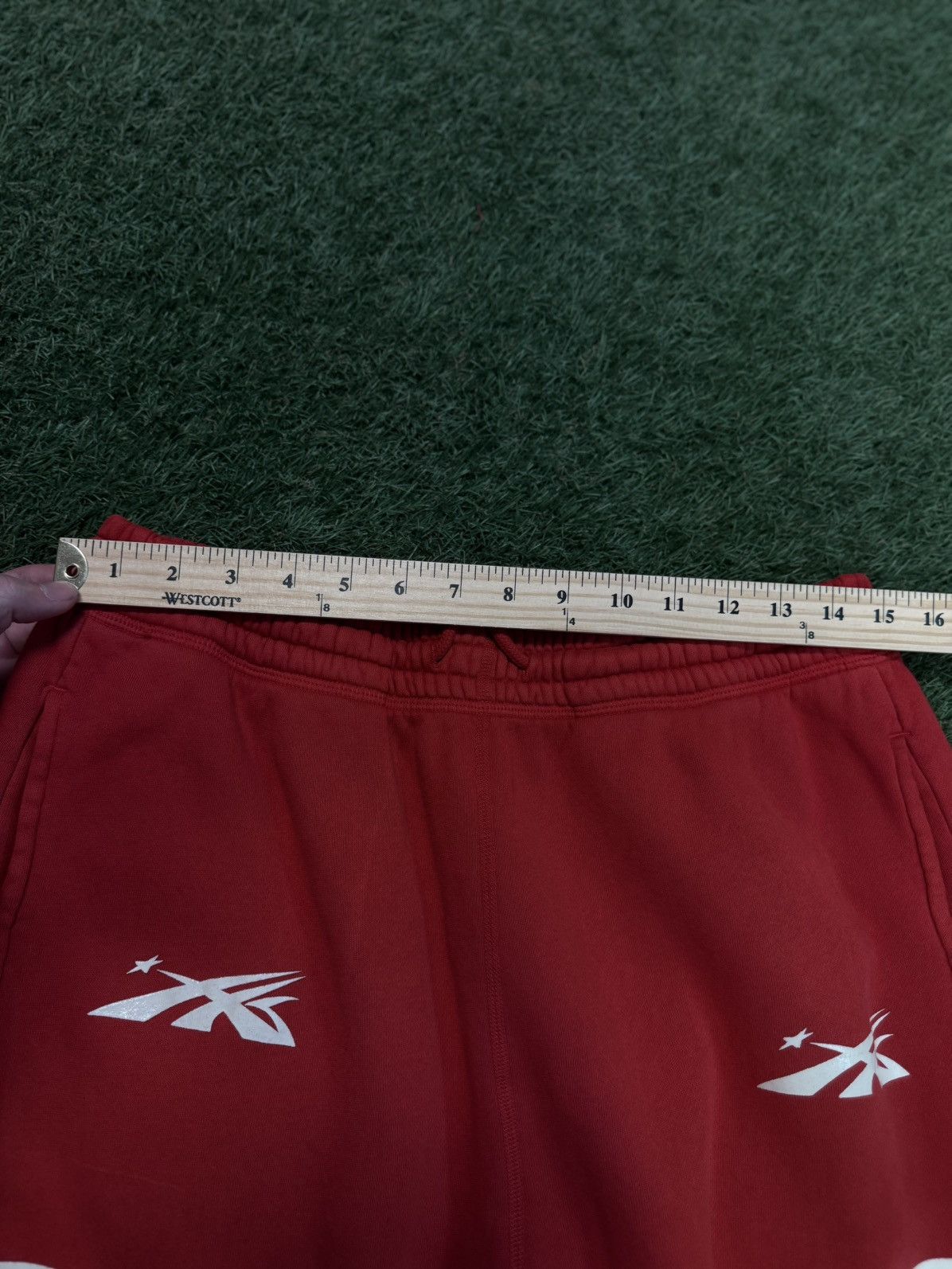 HELLSTAR Hellstar Sweatpants Red White Size XL Brand New Size US 34 / EU 50 - 14 Thumbnail