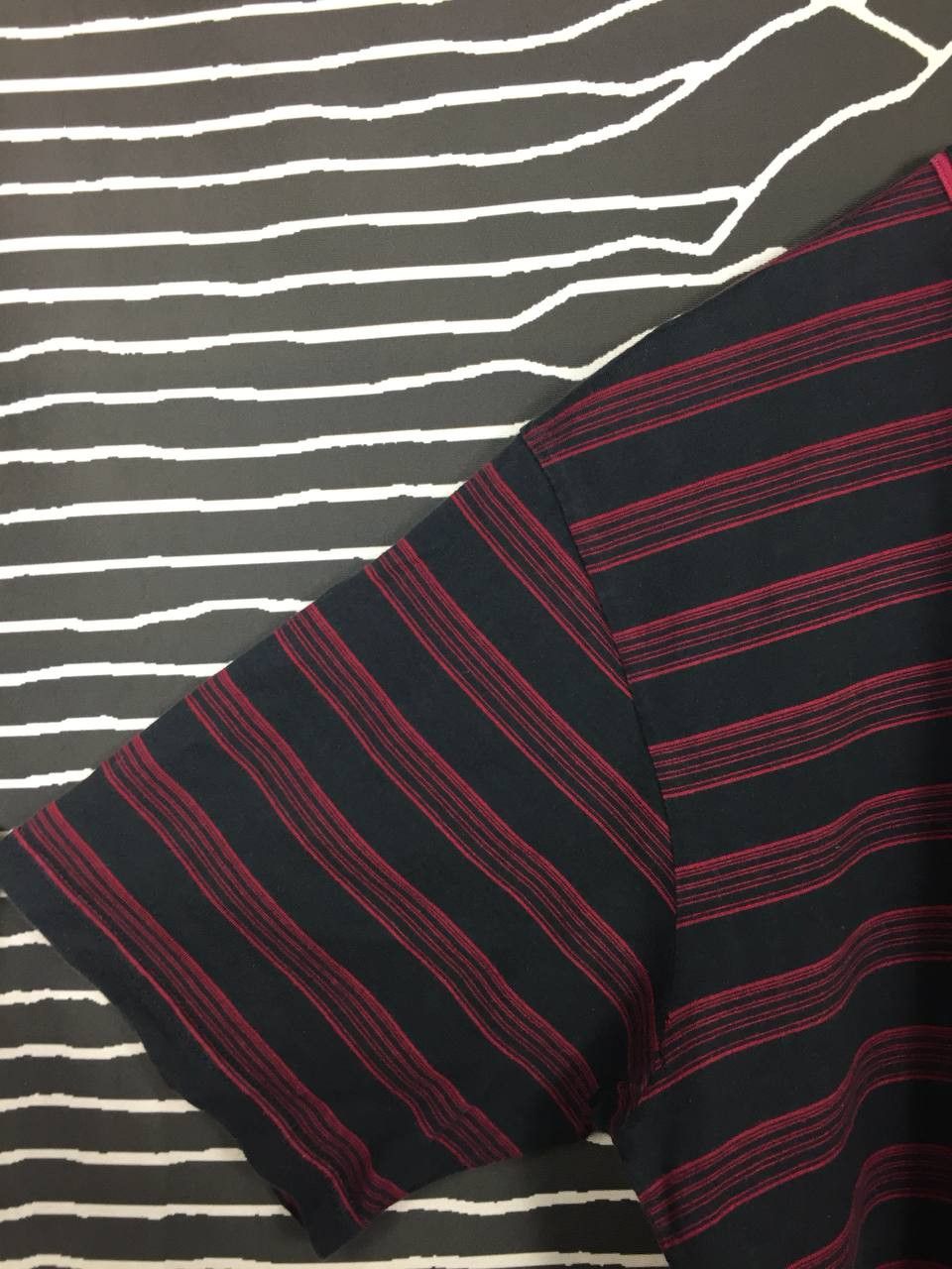 Vintage King Win Basic American Apparel Striped Tee Size US XL / EU 56 / 4 - 4 Thumbnail