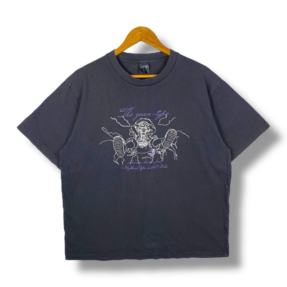 Anime ONE PIECE Luffy Nika The Zoan-Type Anime Graphic Tee Shirt Size US XL / EU 56 / 4 - 1 Thumbnail
