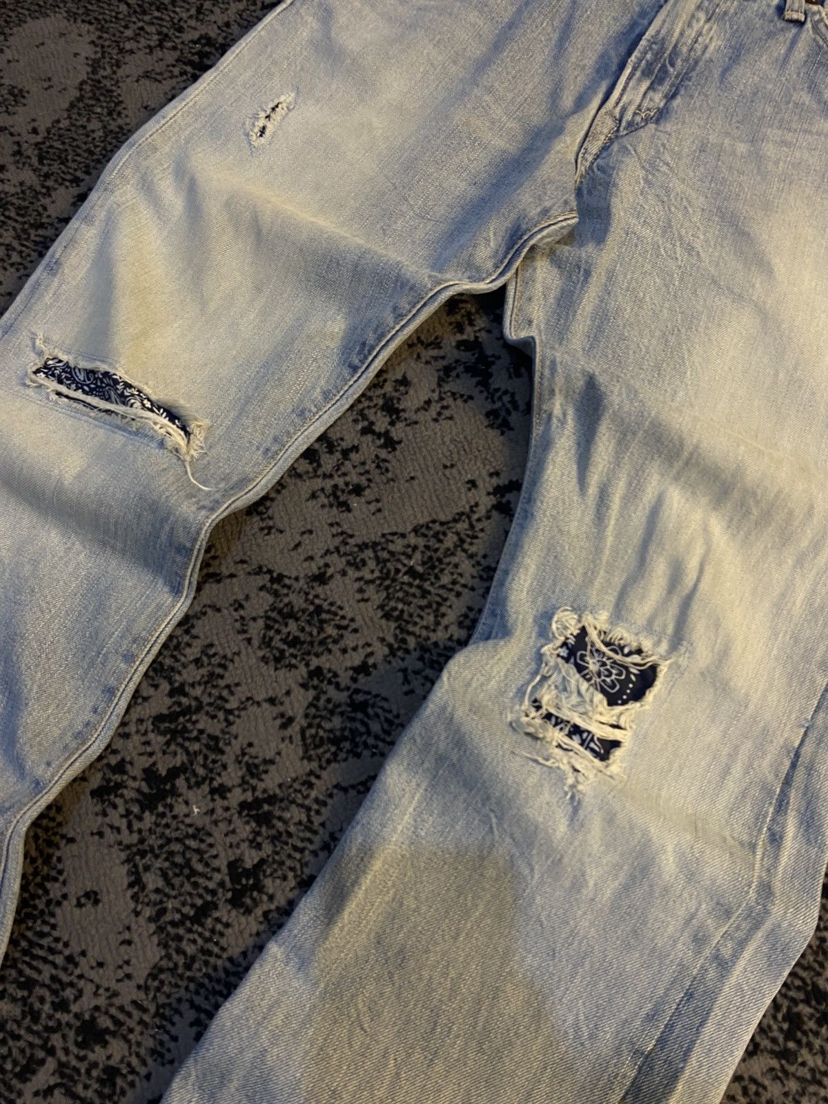 Kapital Vkei Wash Bootcut Selvedge Edwin 505 Distressed Jeans 🔥 Size US 29 - 12 Thumbnail