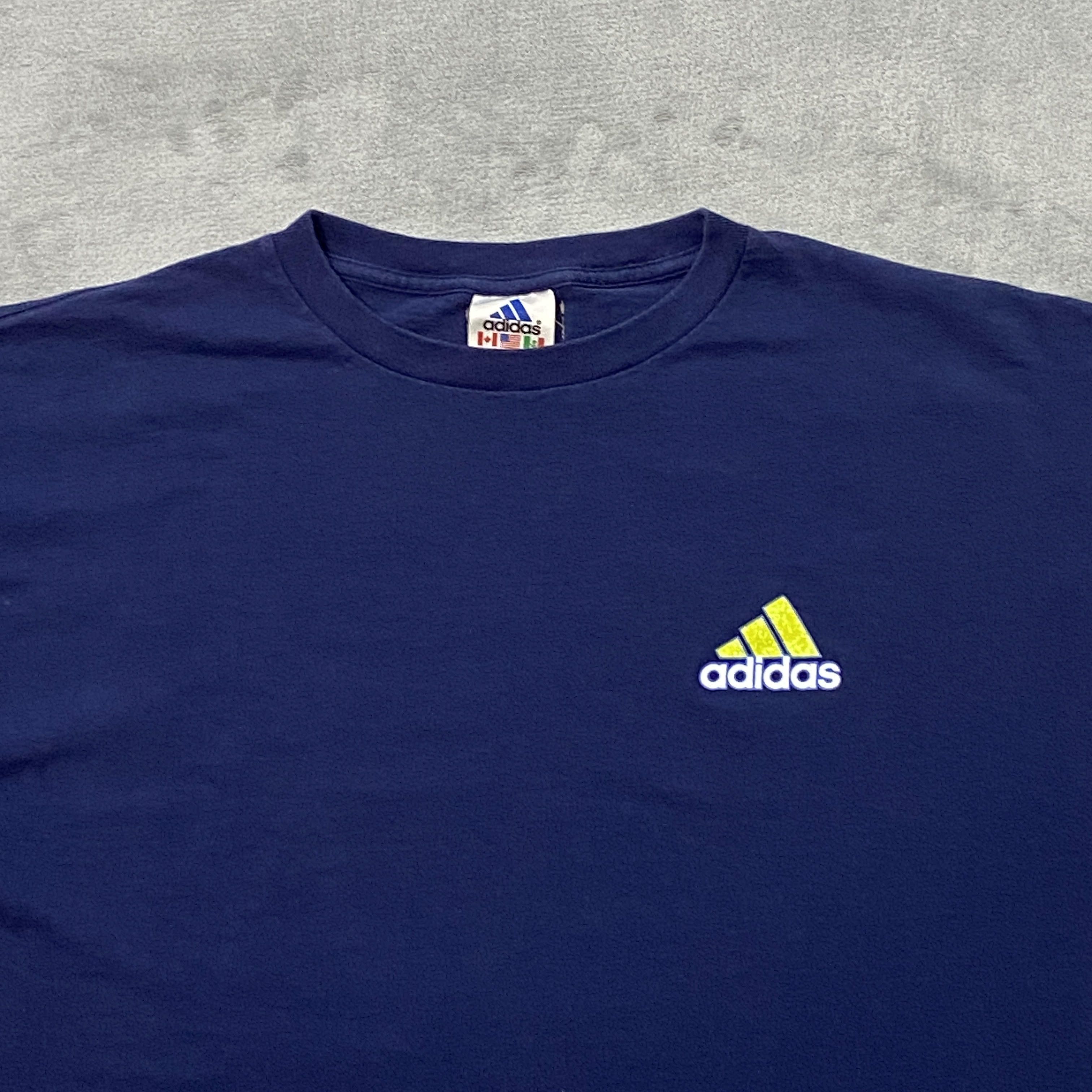 Adidas × Vintage 90s T Shirt Men Large Graphic Short Sleeve Made in USA Size US XL / EU 56 / 4 - 4 Thumbnail