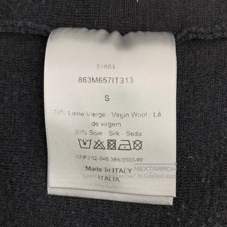 Dior Dior Black logo letter printed wool round-neck long-sleeve Size US M / EU 48-50 / 2 - 7 Thumbnail