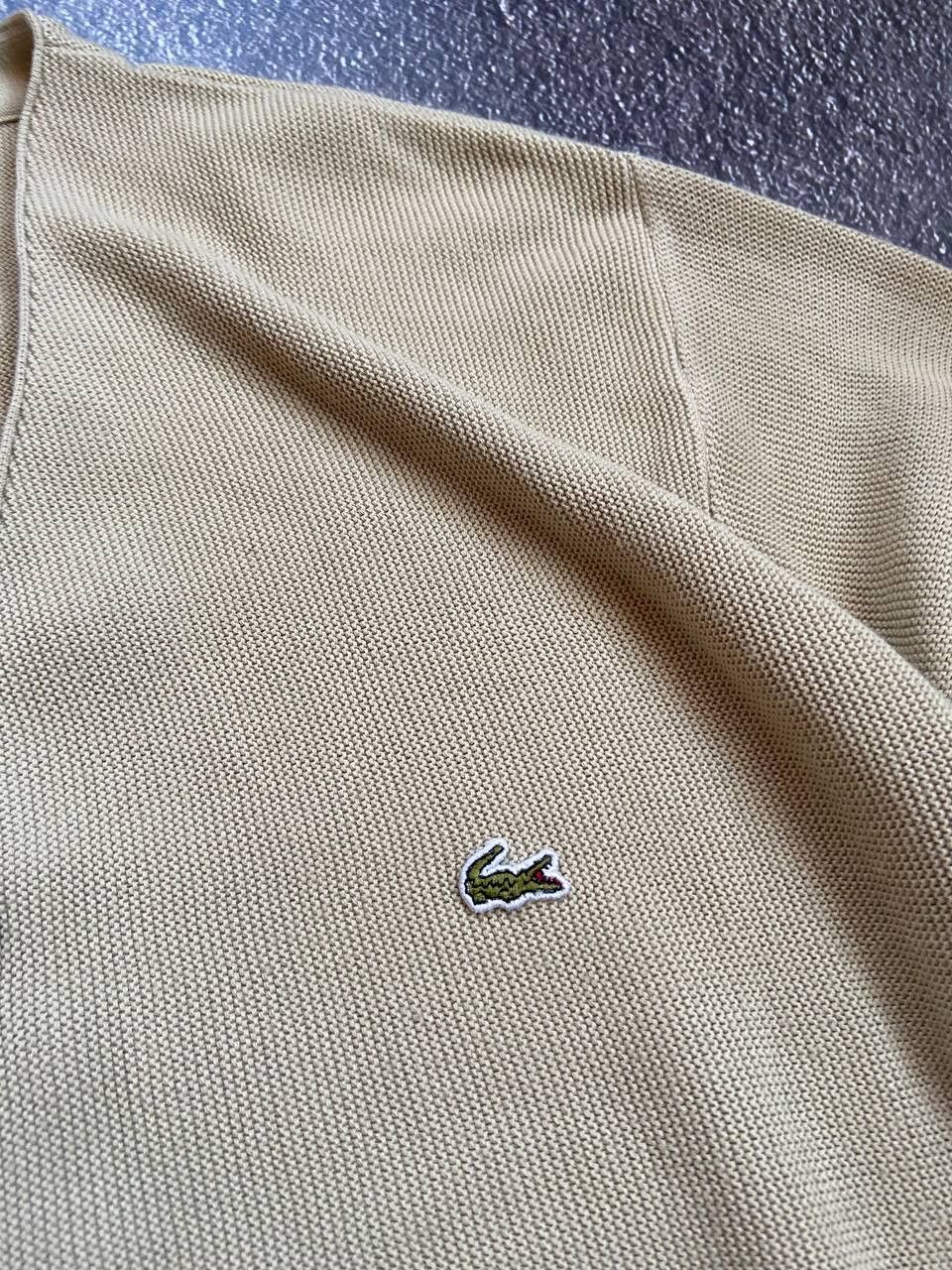 Lacoste Vintage Lacoste wool cardigan Size US XL / EU 56 / 4 - 2 Thumbnail