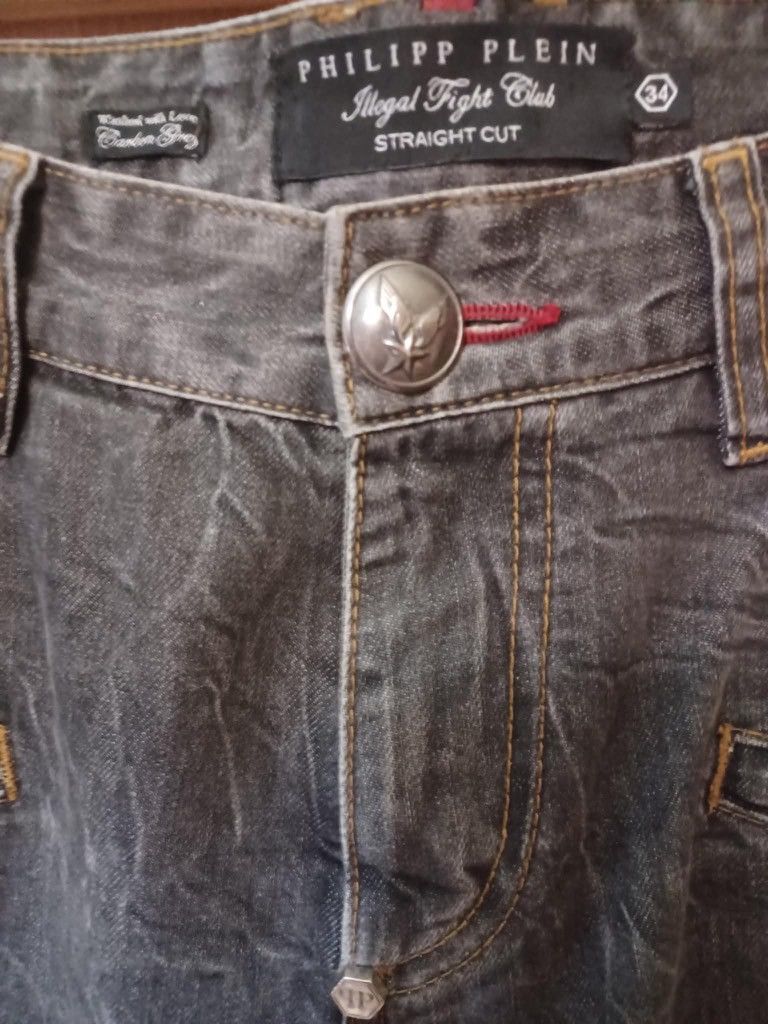 Philipp Plein Philipp Plein grey jeans Size US 34 / EU 50 - 3 Thumbnail