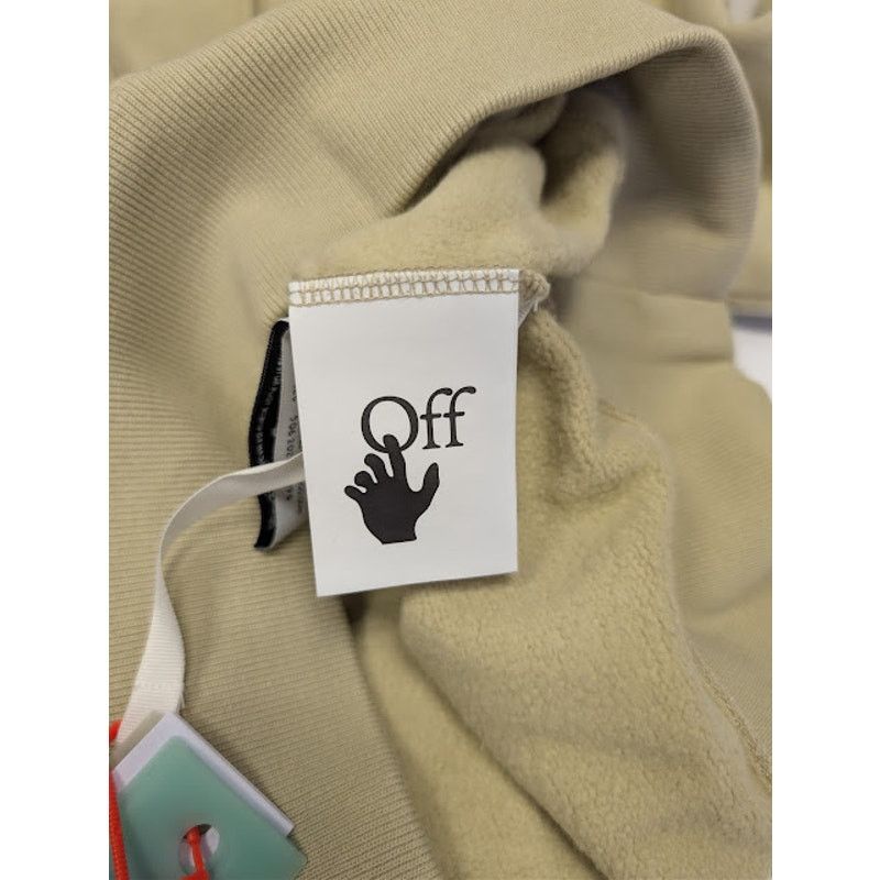Off-White o1rshd1 Caravagg Crowning Over Hoodie in Dark Sand / Black Size US M / EU 48-50 / 2 - 17 Thumbnail