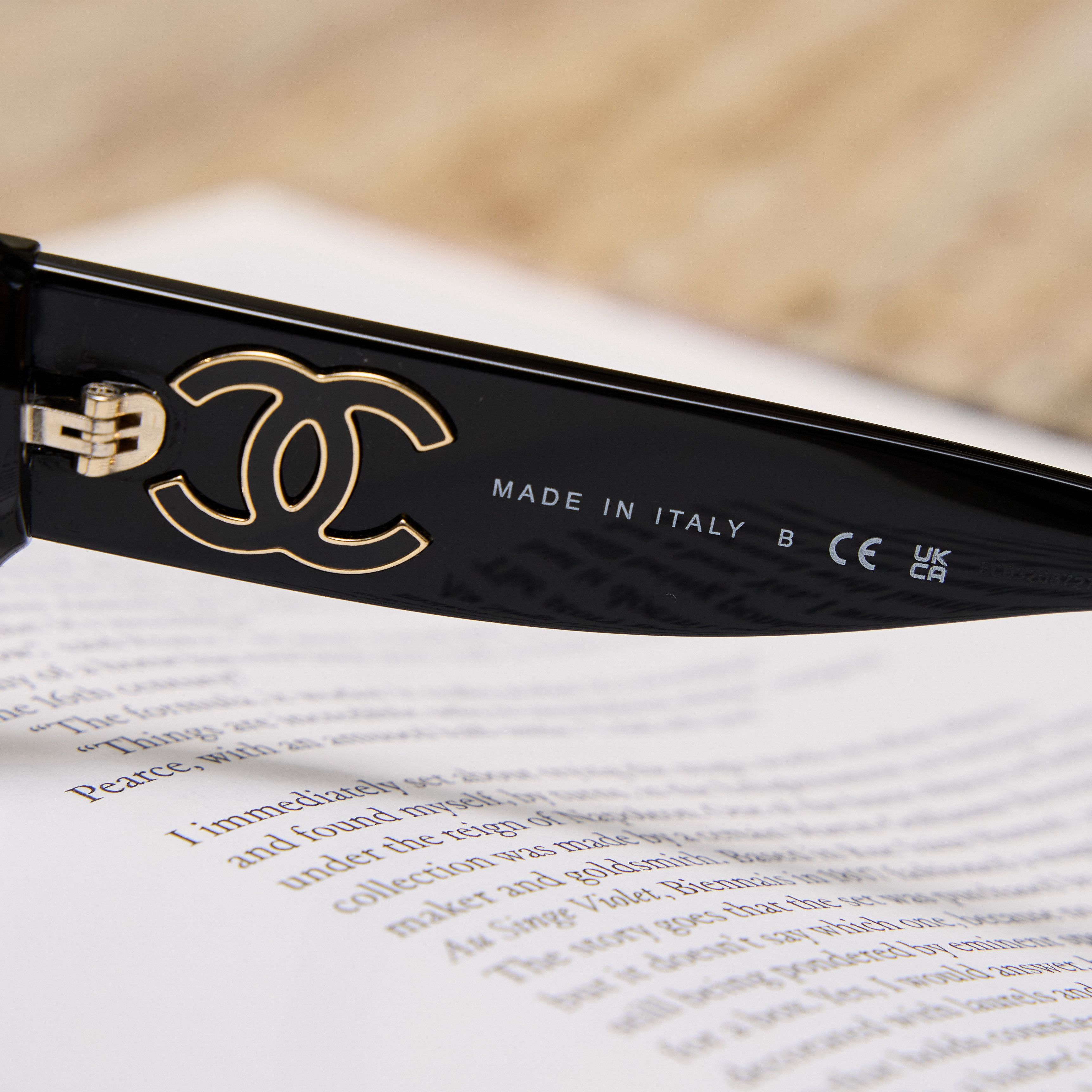 Chanel CHANEL 0CH3481 C622 Sunglasses BLACK Size ONE SIZE - 5 Thumbnail