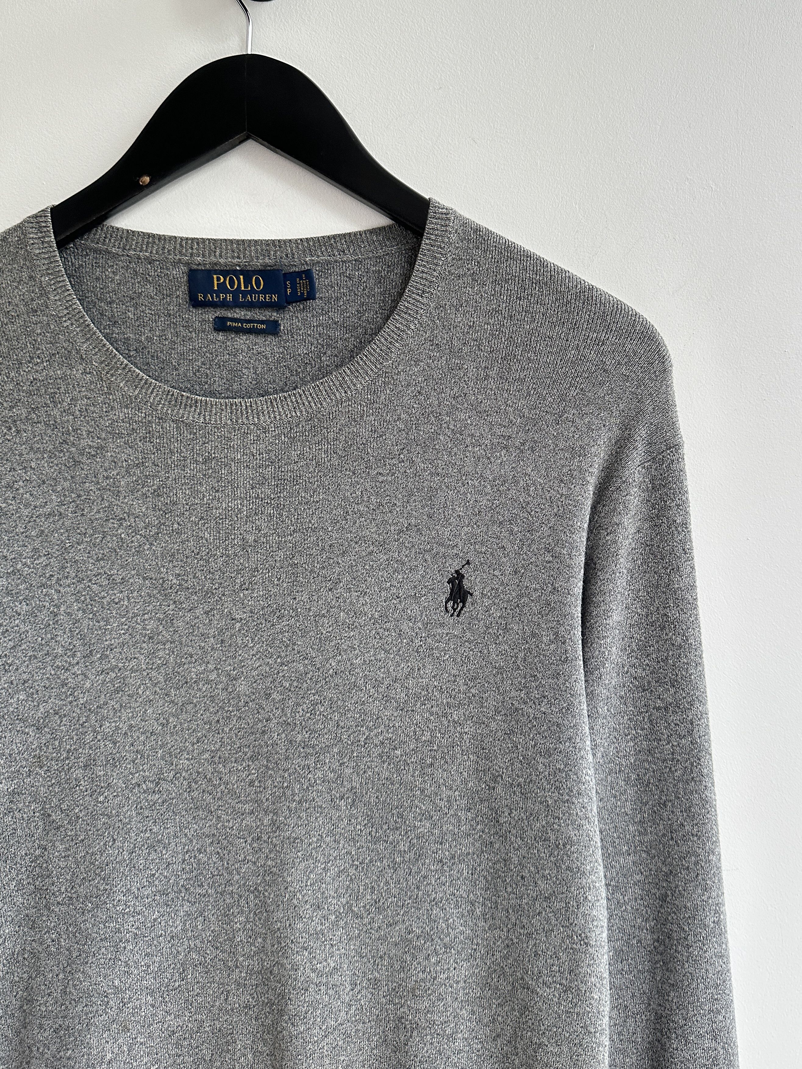 Polo Ralph Lauren Polo Ralph Lauren Gray Jumper Sweater Pullover Size US S / EU 44-46 / 1 - 3 Thumbnail