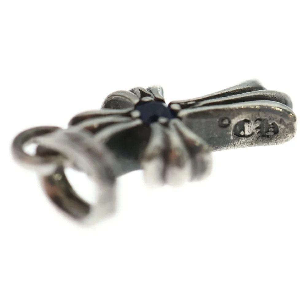 Chrome Hearts Chrome Hearts Pave Sapphire Baby Fat Cross Size ONE SIZE - 5 Thumbnail