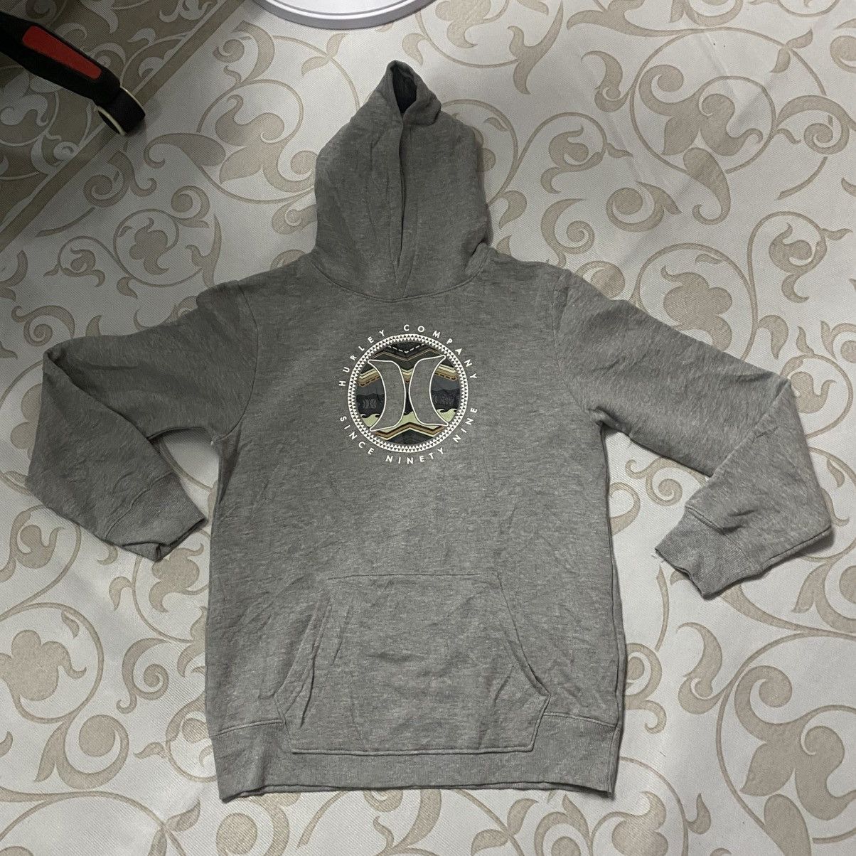 Hurley Hurley Grey Hoodie Size L / US 10 / IT 46 - 1 Thumbnail