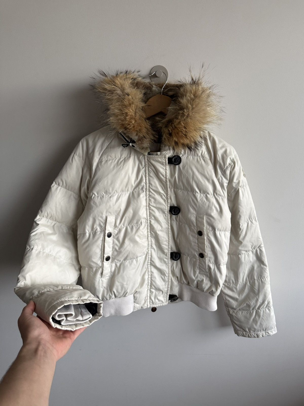 Moncler Vintage Moncler Cropped Down Puffer Bomber Jacket | 3 Size M / US 6-8 / IT 42-44 - 9 Thumbnail