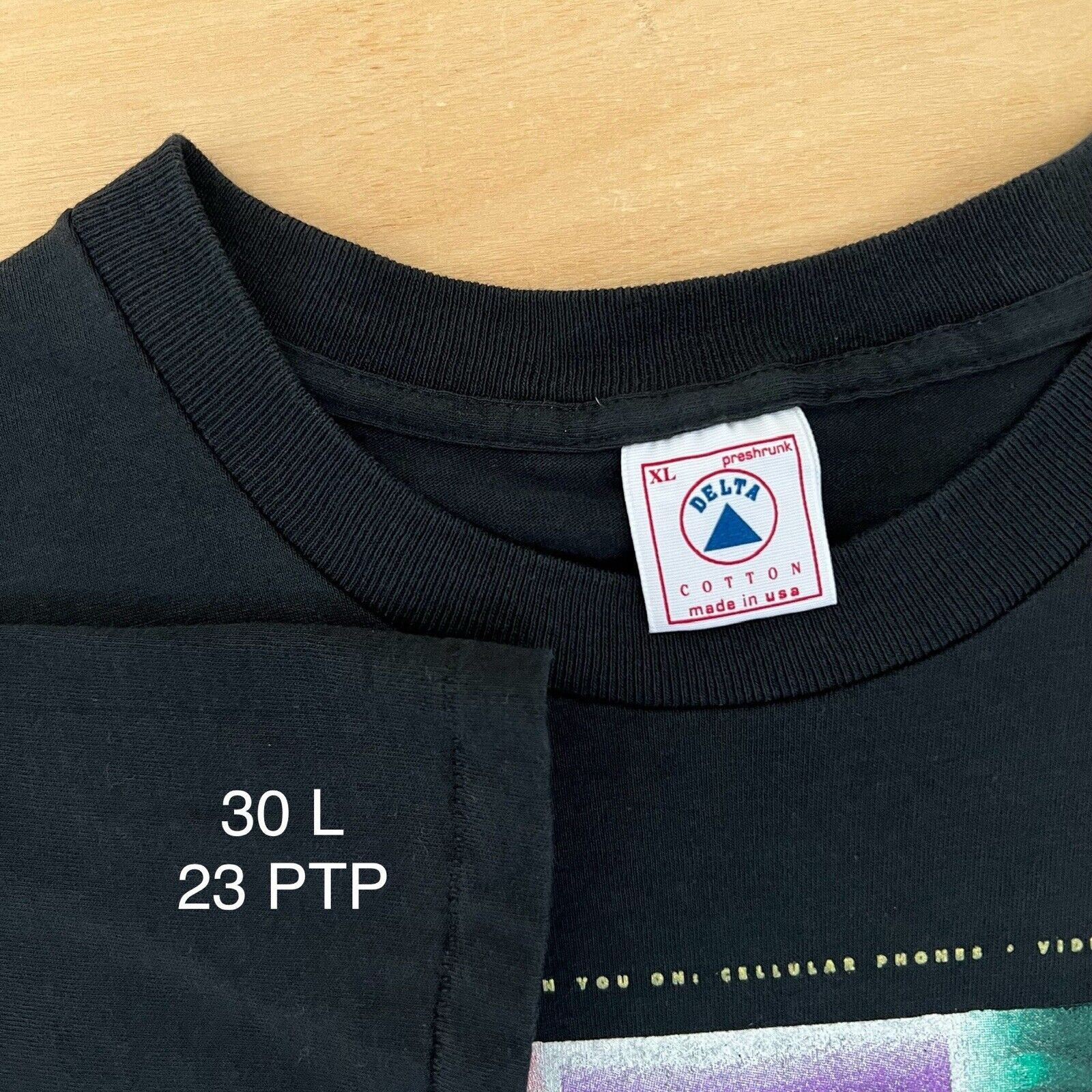 Vintage Vintage Voice Messaging Shirt XL Black Y2K Technology Size US XL / EU 56 / 4 - 5 Thumbnail