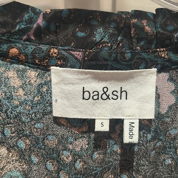 ba&sh 🎀 NEW ba&sh Zael panelled-waist paisley midi dress small Size S / US 4 / IT 40 - 6 Thumbnail