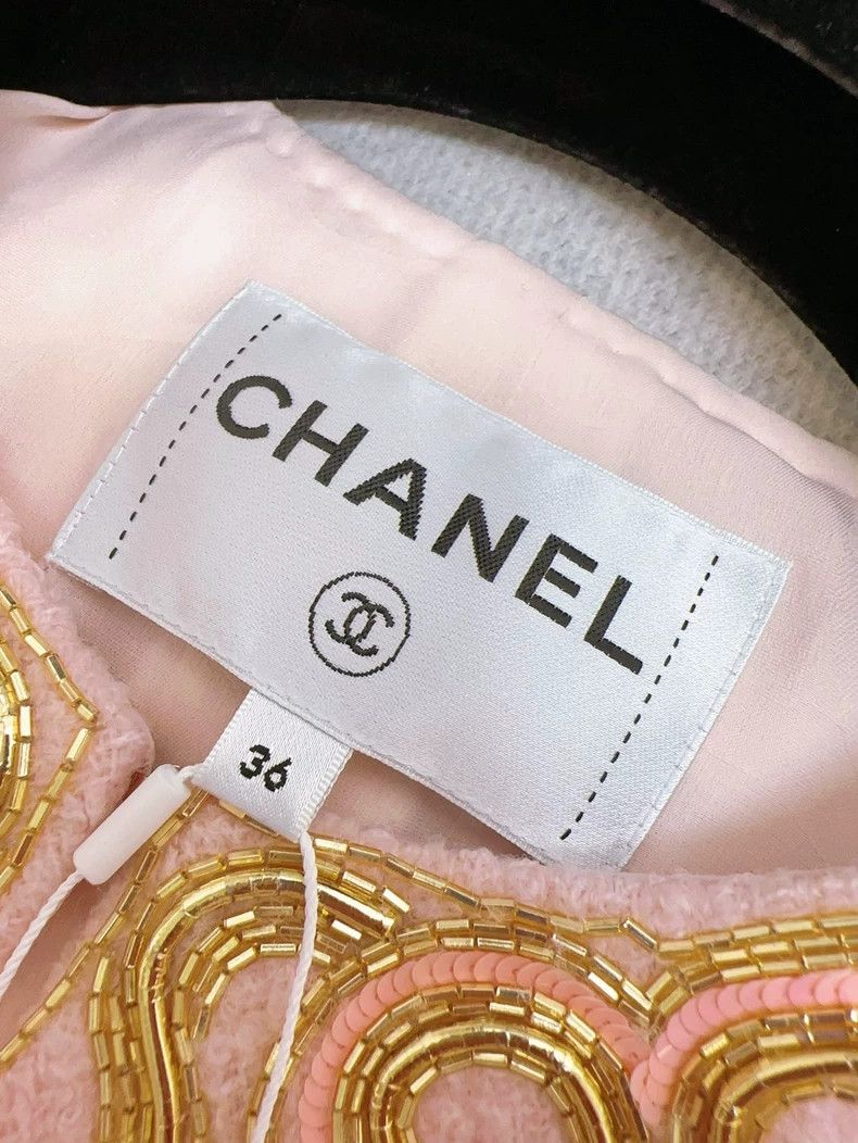 Chanel Chanel 21A Castle Series Heavy Industry Nail Bead Embroide Size XS / US 0-2 / IT 36-38 - 5 Thumbnail