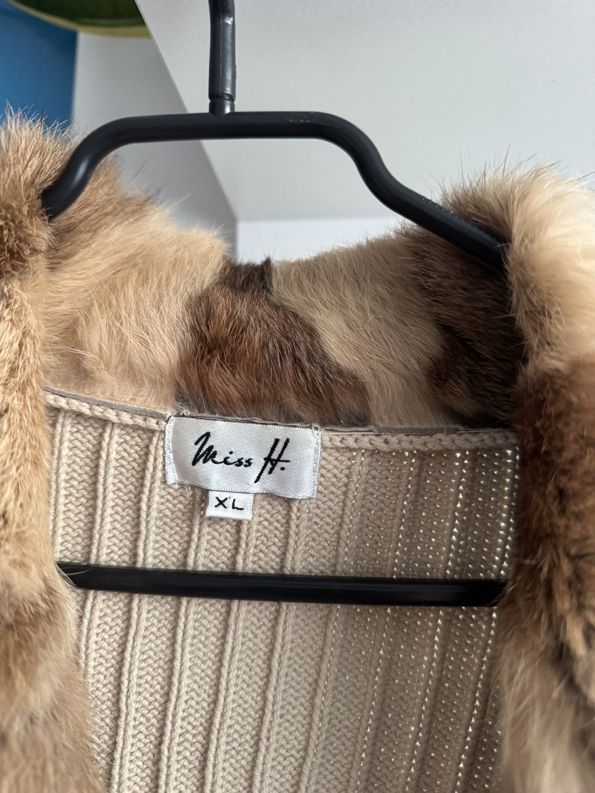 Japanese Brand × Vintage Fur jacket rabbit real vintage yk2 cardigan Size XL / US 12-14 / IT 48-50 - 2 Thumbnail