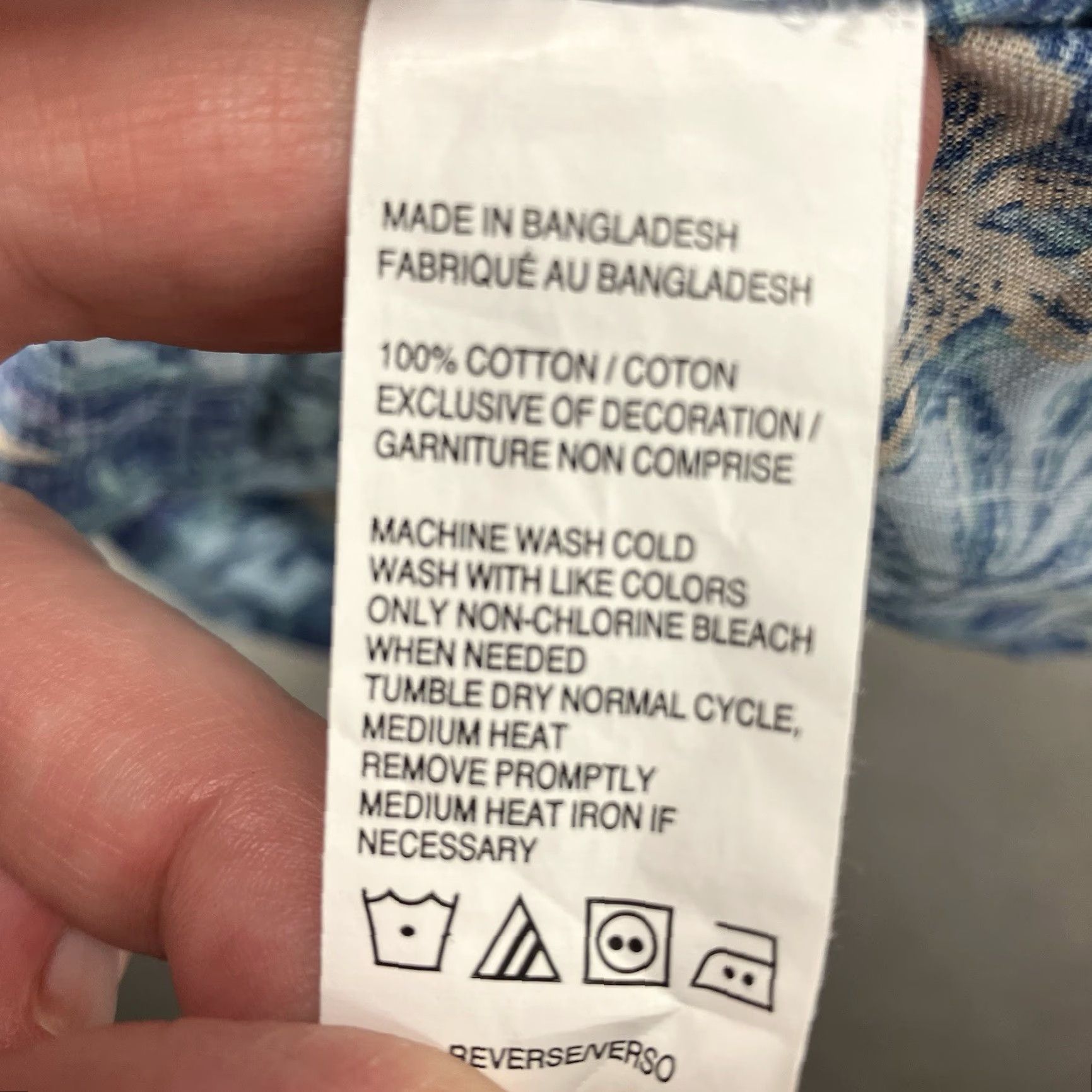 Izod IZOD Saltwater Mens XXL Tropical Floral Dockside Woven Shirt Chambray Blue EUC Size US XXL / EU 58 / 5 - 6 Thumbnail