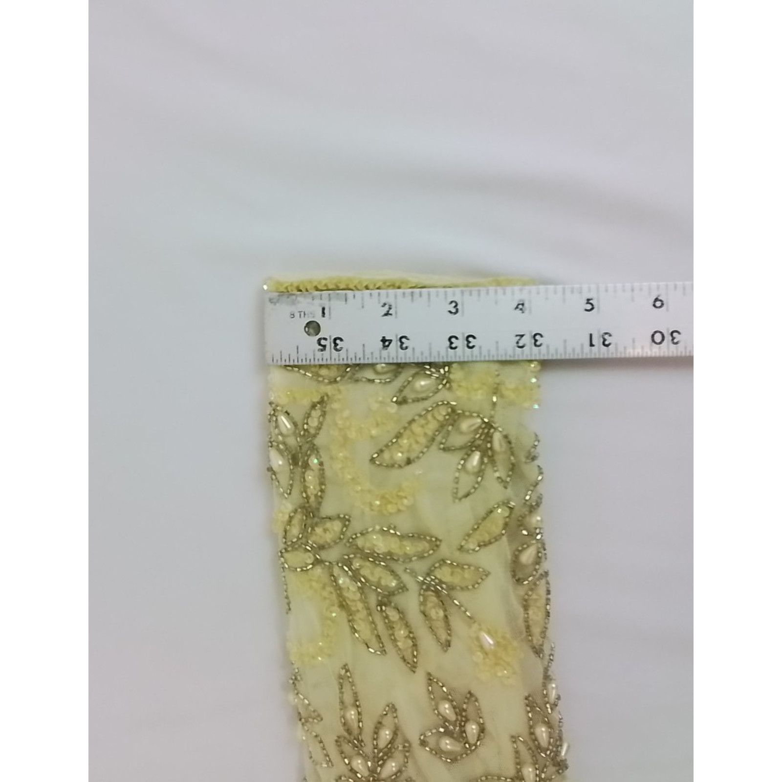 Other Sherri Hill Beaded 2 Piece Women's 4 Yellow Top + Maxi Skirt Size S / US 4 / IT 40 - 14 Thumbnail