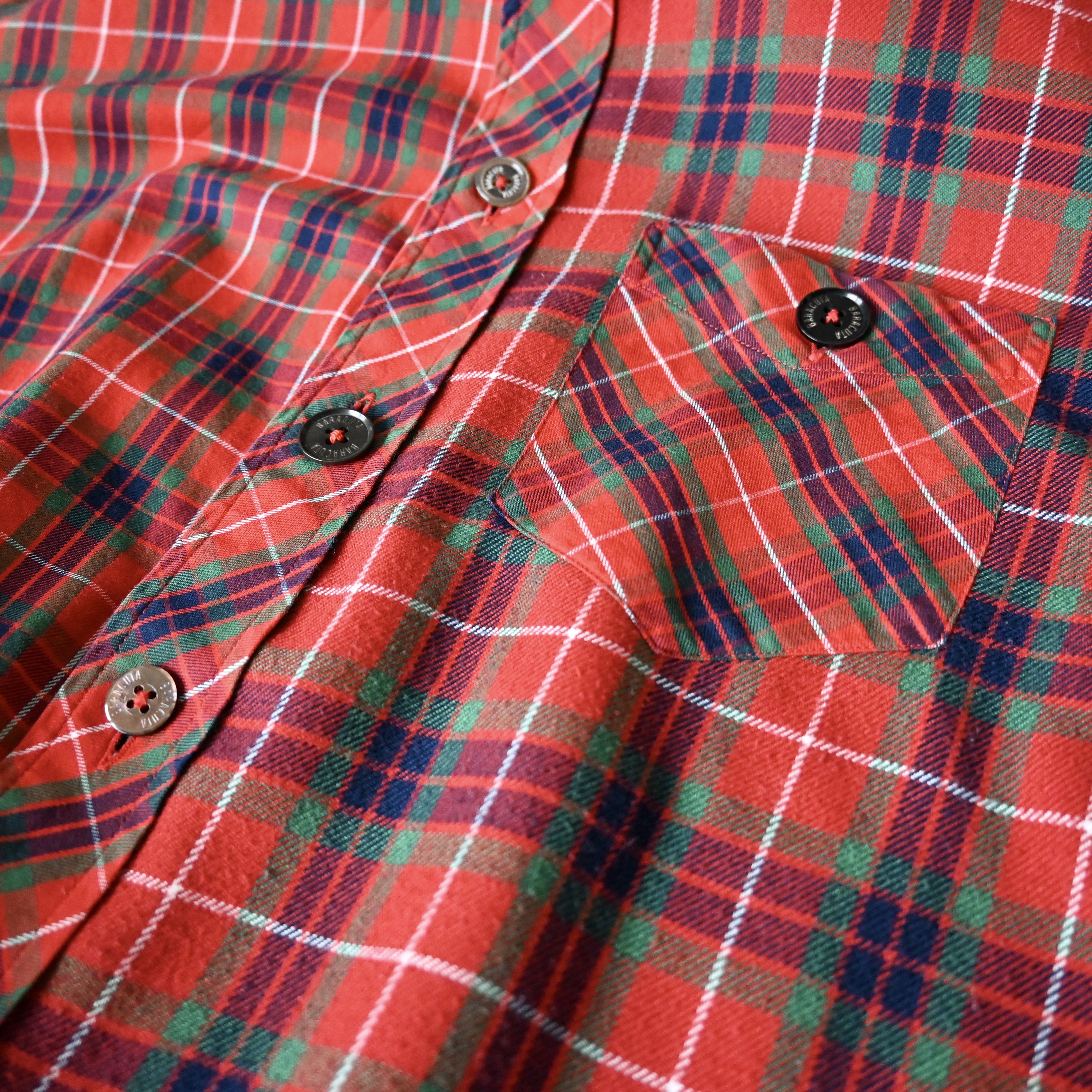 Baracuta VTG 1990s BARACUTA tartan lining fabric shirt made in Japan Size US M / EU 48-50 / 2 - 19 Thumbnail