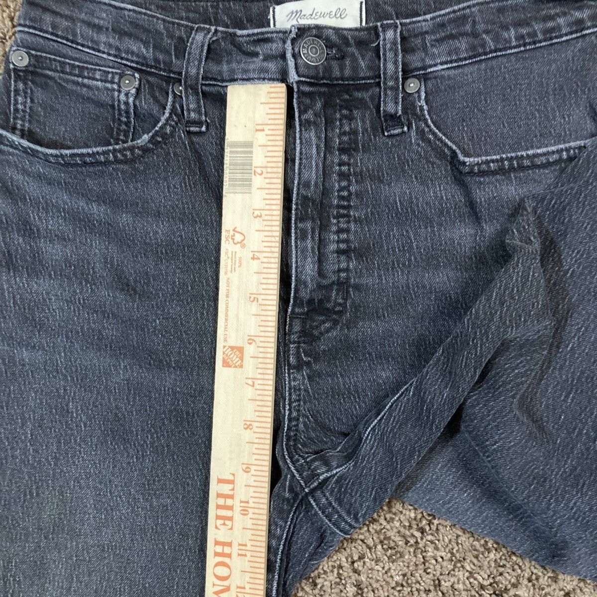 Other Madewell Women's Balloon Jeans Faded Black Denim Size 26 Size 26" / US 2 / IT 38 - 7 Thumbnail