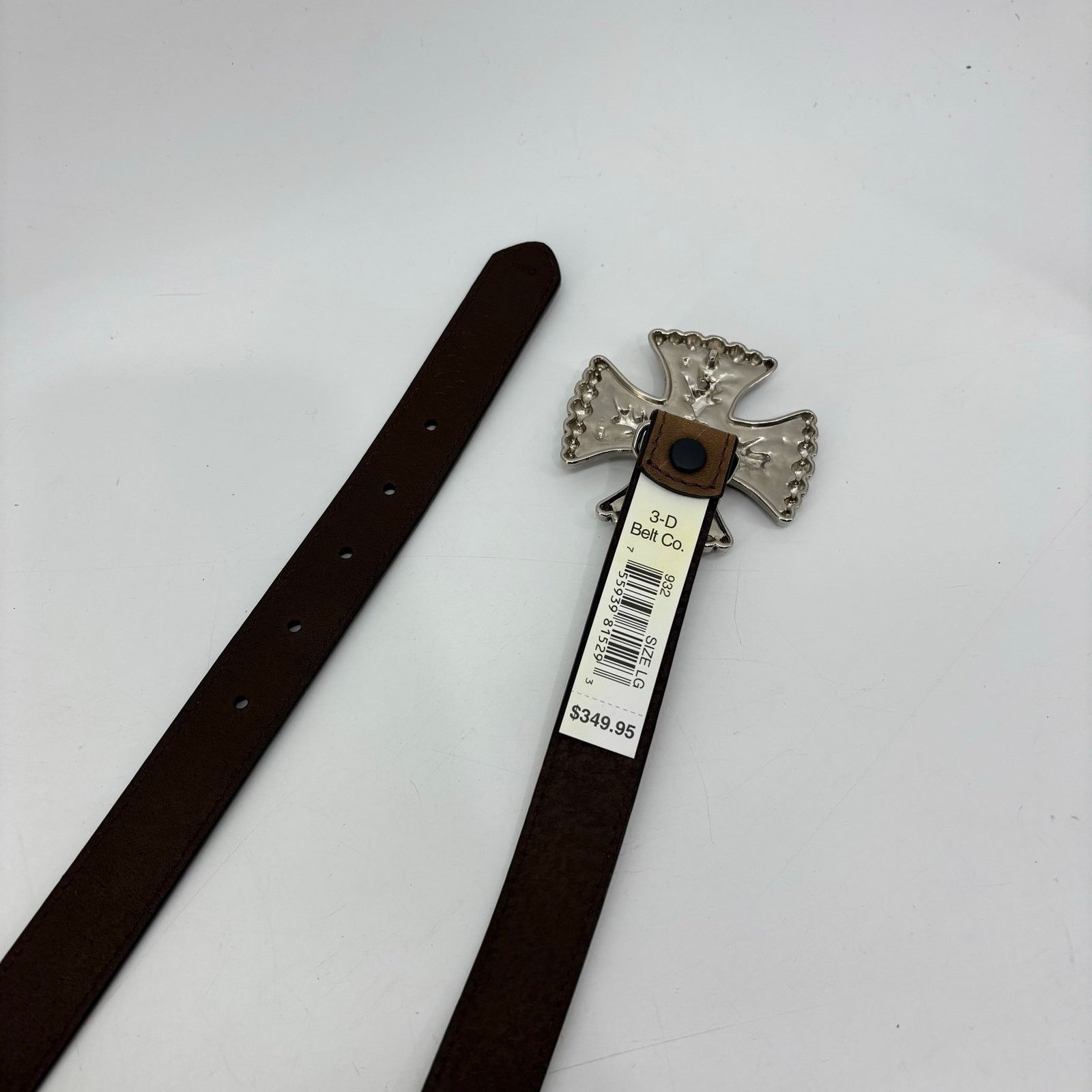 Other 3-D Belt Co. Women's Belt Large Skinny Western Cowgirl Brown Size ONE SIZE - 6 Thumbnail