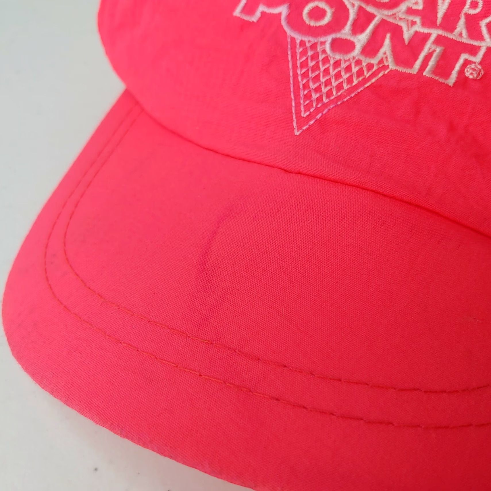 Pinko VINTAGE Cedar Point Pink Neon Nylon Cap Embroidered Retro Snap Back Men Adjustable Pink Size ONE SIZE - 5 Thumbnail