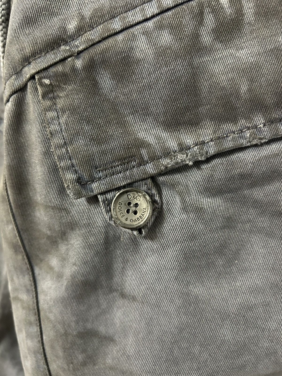 Dolce & Gabbana SS2011 Garment-Dyed Heavy Military Canvas Pants Size US 32 / EU 48 - 7 Thumbnail