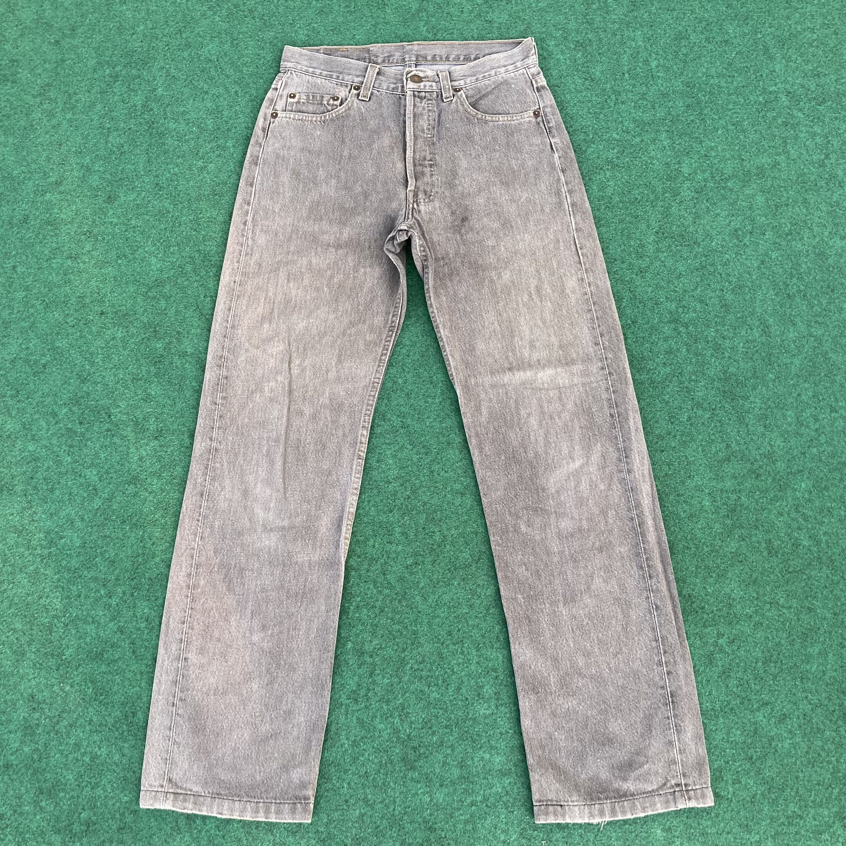 Levi's × Vintage Vtg Levi's 501 Faded Black Denim Sz 28 Jeans Size US 28 / EU 44 - 1 Thumbnail
