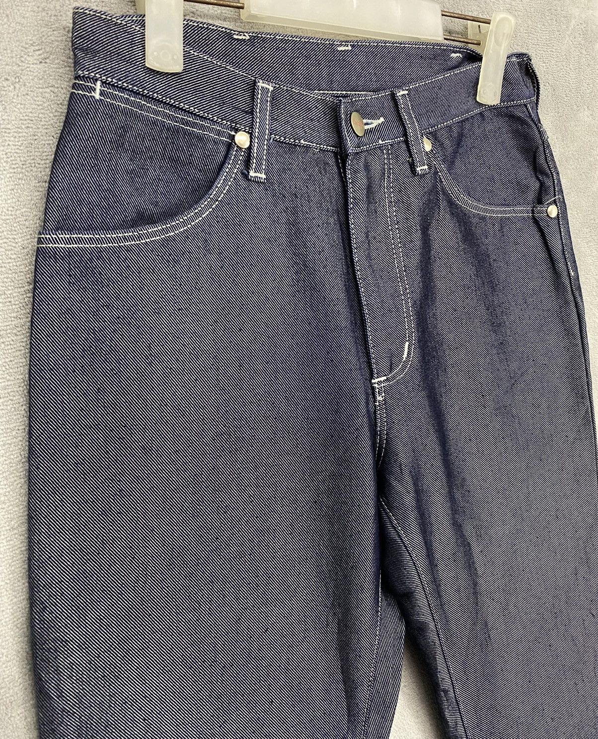 Japanese Brand × Wrangler 💥 Wrangler Blue Denim Rare Design Size US 29 - 5 Thumbnail