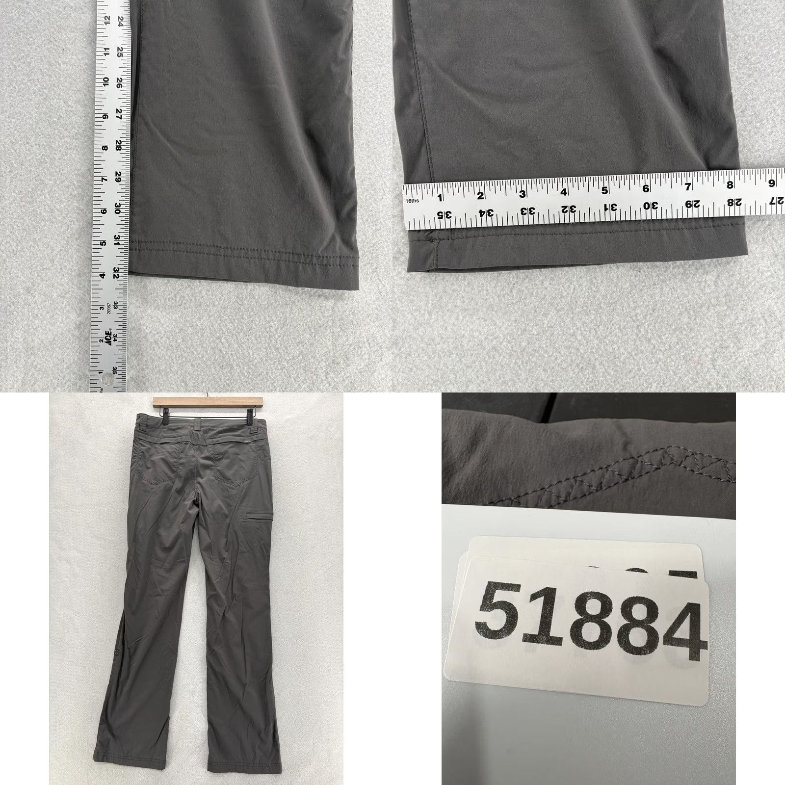 Eddie Bauer Eddie Bauer Travex Cargo Pants Womens 8 Gray Lightweight Convertible Hiking Camp Cargo Pants Womens 8 Gray Lightweight Convertible Hiking Camp Size 30" / US 8 / IT 44 - 8 Thumbnail