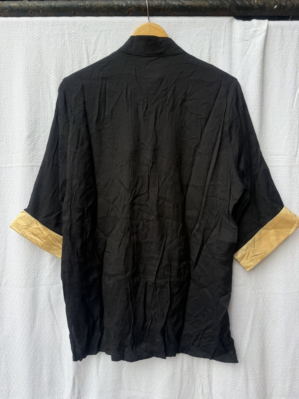 Yohji Yamamoto 🖤BLACKFRIDAY🖤Sukajan traditional dragon patched shirt Size US M / EU 48-50 / 2 - 2 Thumbnail