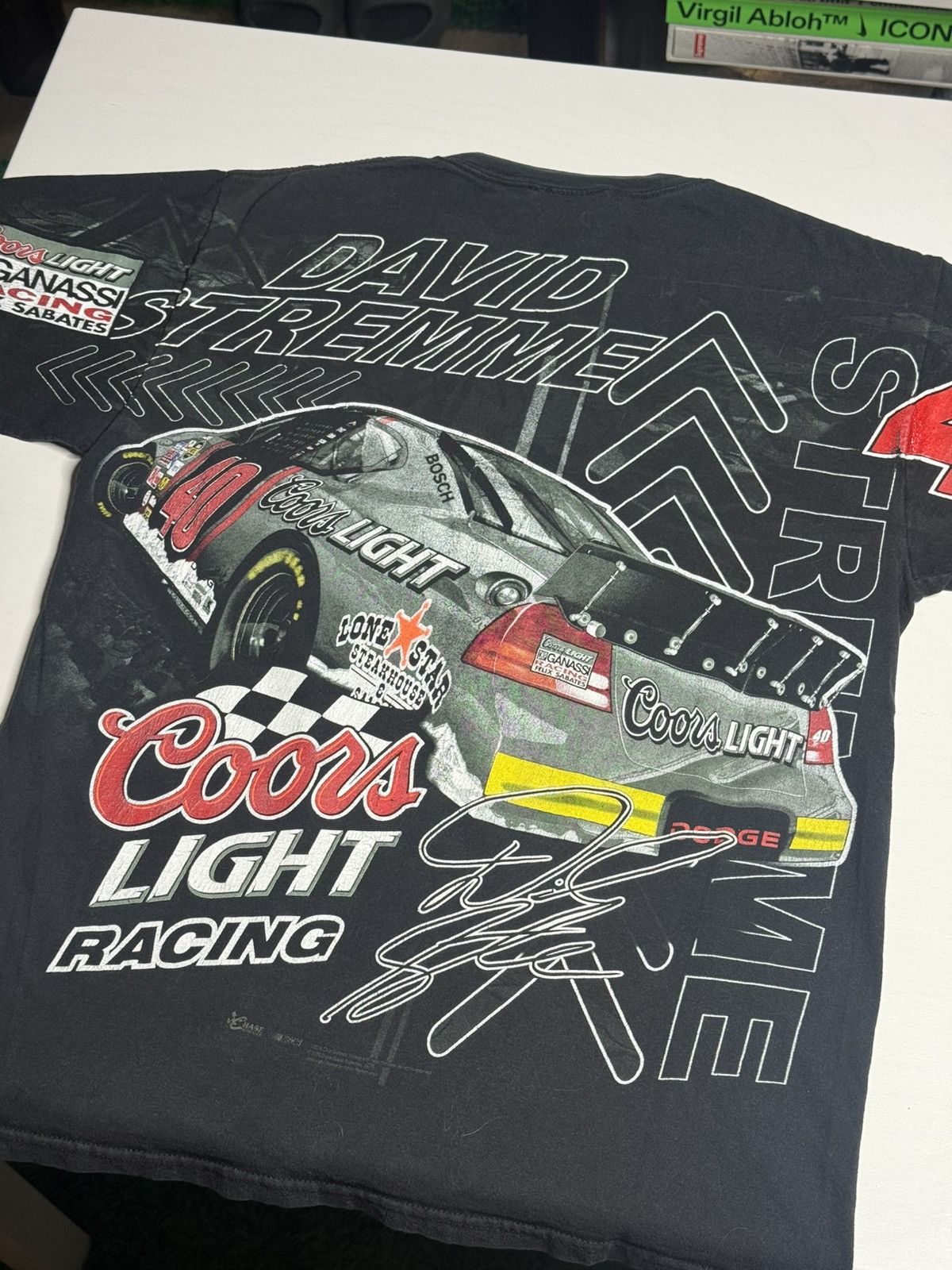 NASCAR VINTAGE Y2K NASCAR All-Over Print Tee “Black” [M] PREOWNED Size US M / EU 48-50 / 2 - 2 Thumbnail