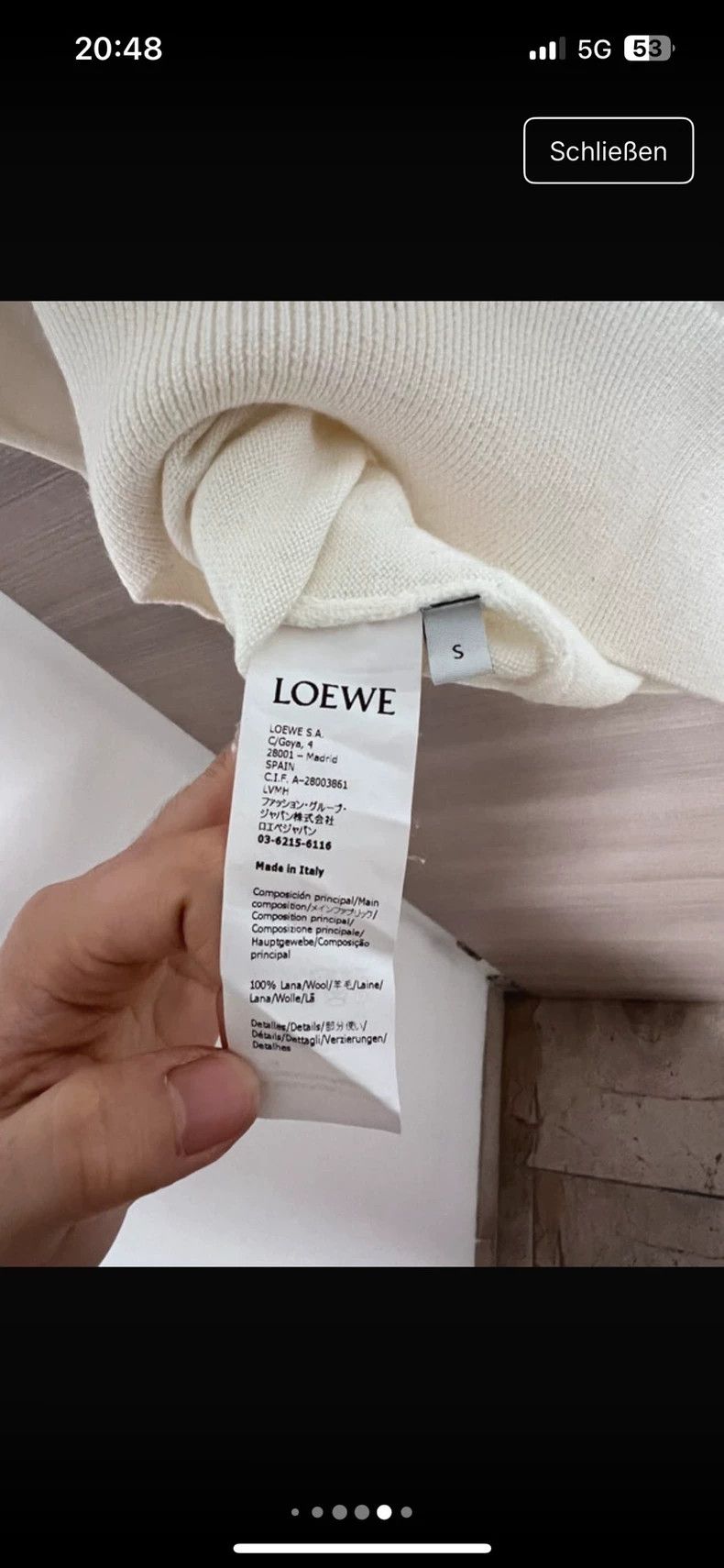 Loewe Loewe Thin sweater Size M / US 6-8 / IT 42-44 - 5 Thumbnail