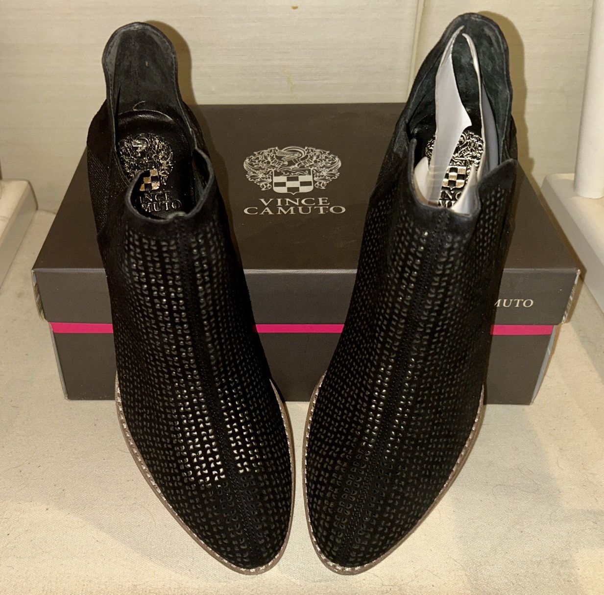 Vince Camuto Vince Camuto “Celena” Black Suede Ankle Boot Size 9 Size US 9 / IT 39 - 2 Thumbnail