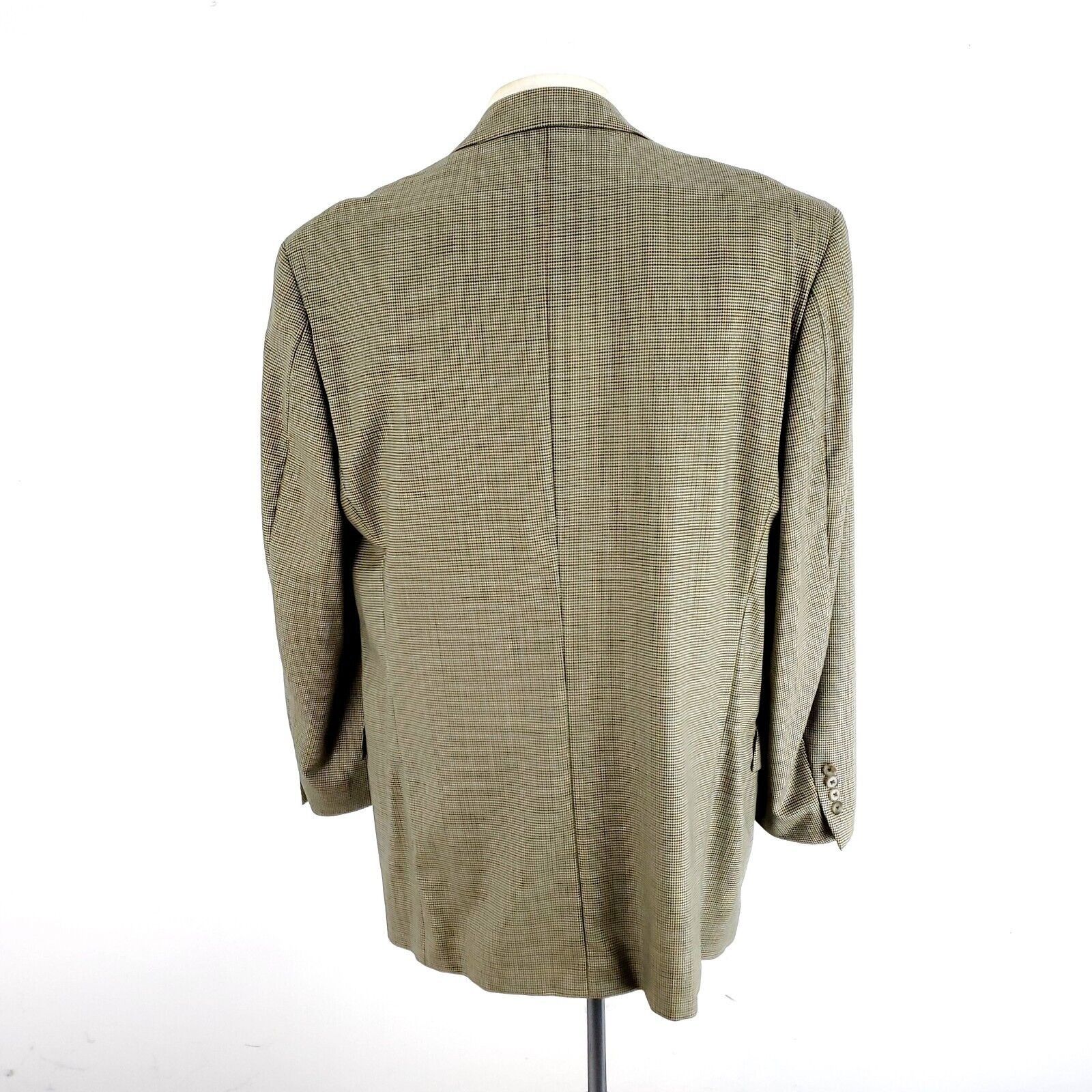 Joseph Abboud Joseph Abboud Nordstrom Wool 3 Button Sport Coat 42L Tan Hou Size 42L - 5 Thumbnail