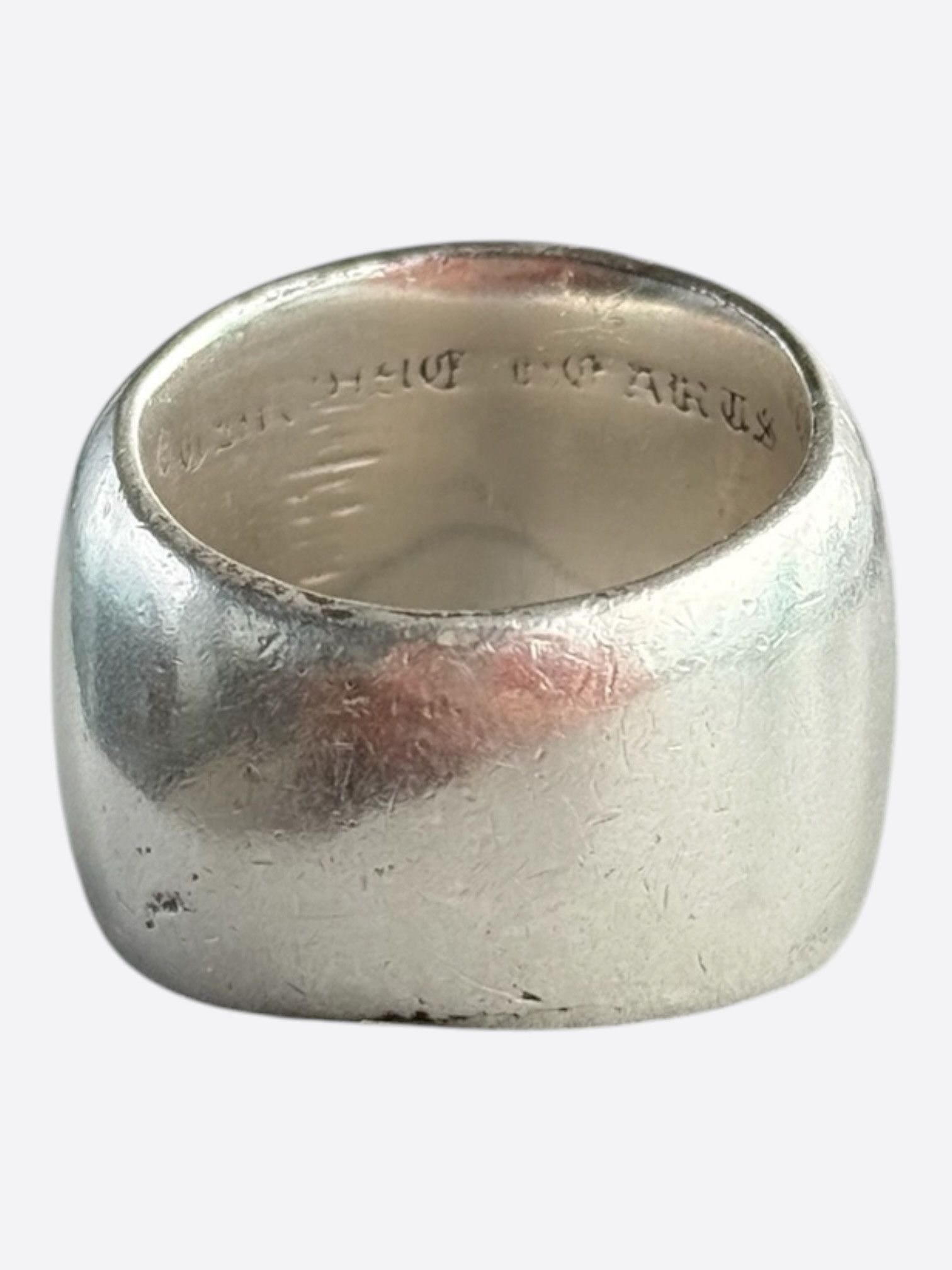 Chrome Hearts Chrome Hearts Silver Oval Cross Ring Size ONE SIZE - 3 Thumbnail