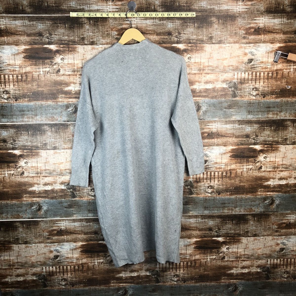 LOWRYS FARM Lowyrs Farm Grey long Cardigan Knitwear #A1886 Size M / US 6-8 / IT 42-44 - 12 Thumbnail