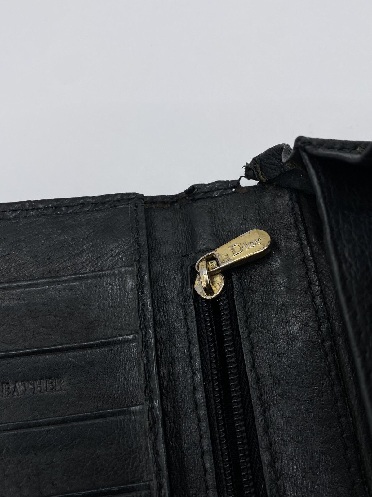 Christian Dior Monsieur Christian Dior vintage leather wallet Size ONE SIZE - 5 Thumbnail